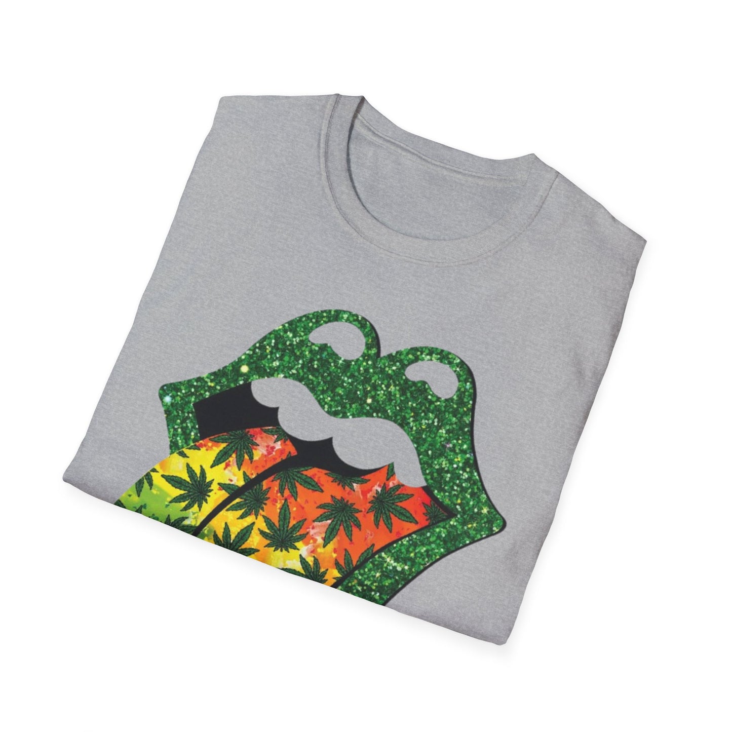 Vibrant Rolling Stones-Inspired Graphic Tee Printify T-Shirt Rhythm & Drip Apparel