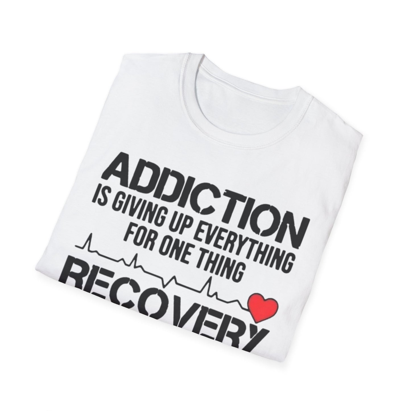 Addiction Recovery Awareness T-Shirt Printify T-Shirt Rhythm & Drip Apparel