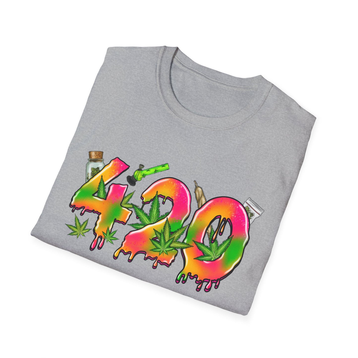 420 Graffiti T-Shirt Printify T-Shirt Rhythm & Drip Apparel