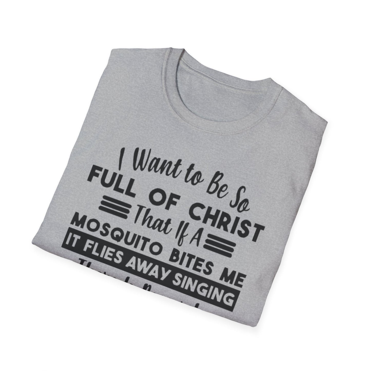 Want To Be Full Of Christ T-Shirt Printify T-Shirt Rhythm & Drip Apparel