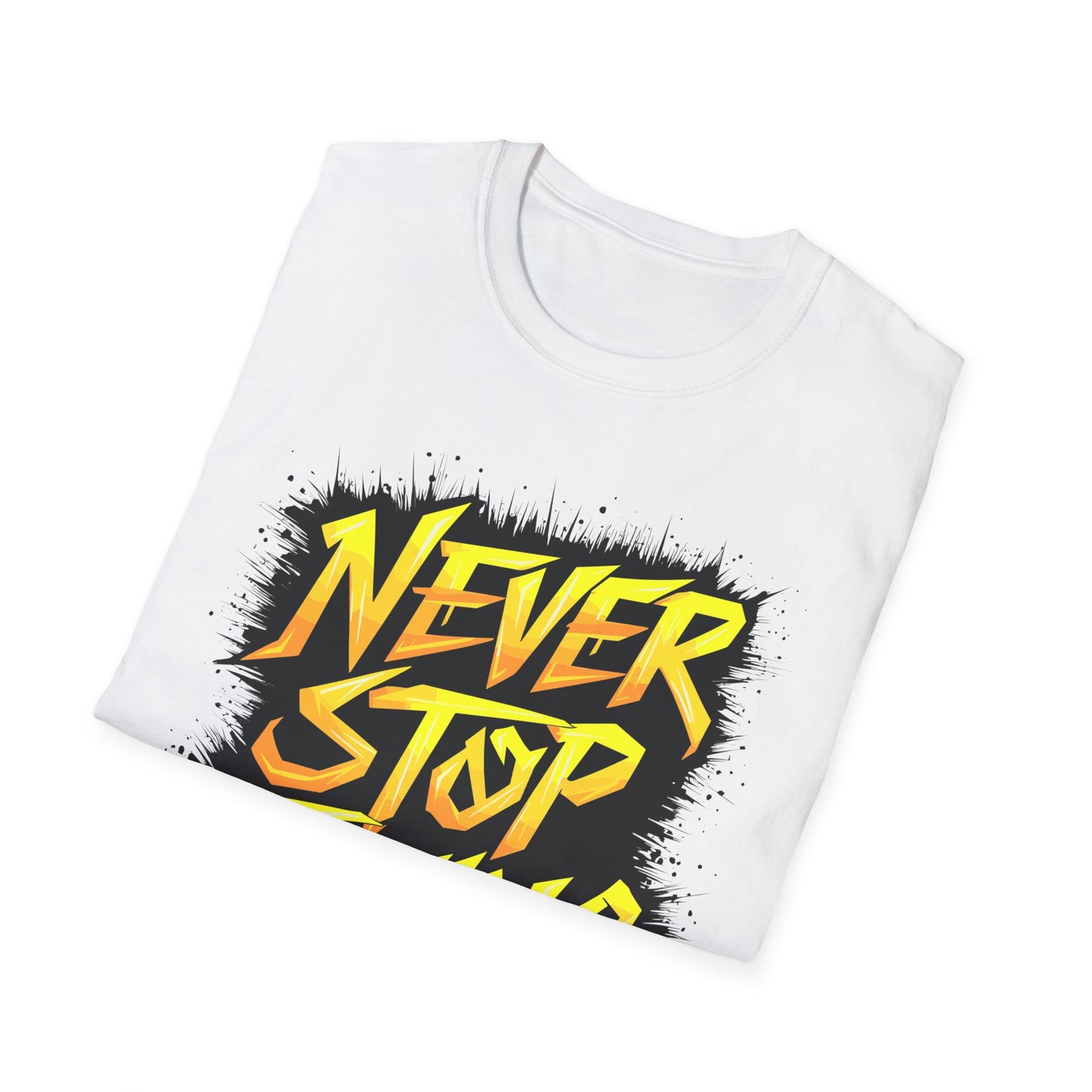 Never Stop Trying Inspirational Tee