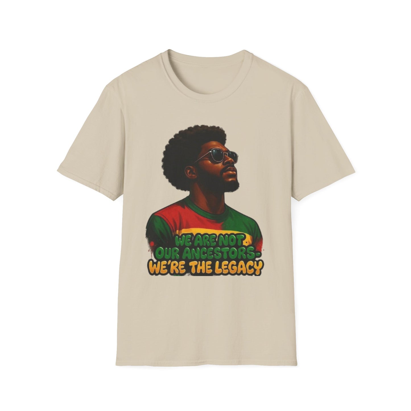 We're The Legacy T-Shirt Sand Printify T-Shirt Rhythm & Drip Apparel