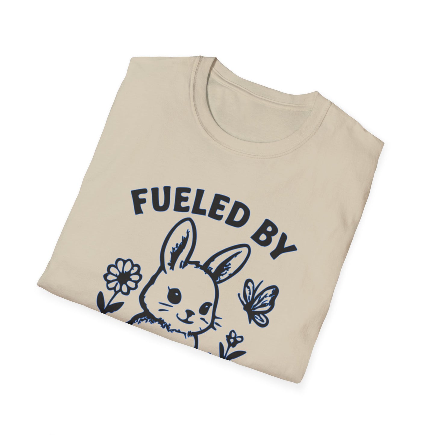 Funny Fueled By Spite Bunny T-Shirt| Cute Graphic Tee, Unisex Shirt, Gift for Animal Lovers, Casual Wear, Funny Apparel Printify T-Shirt Rhythm & Drip Apparel