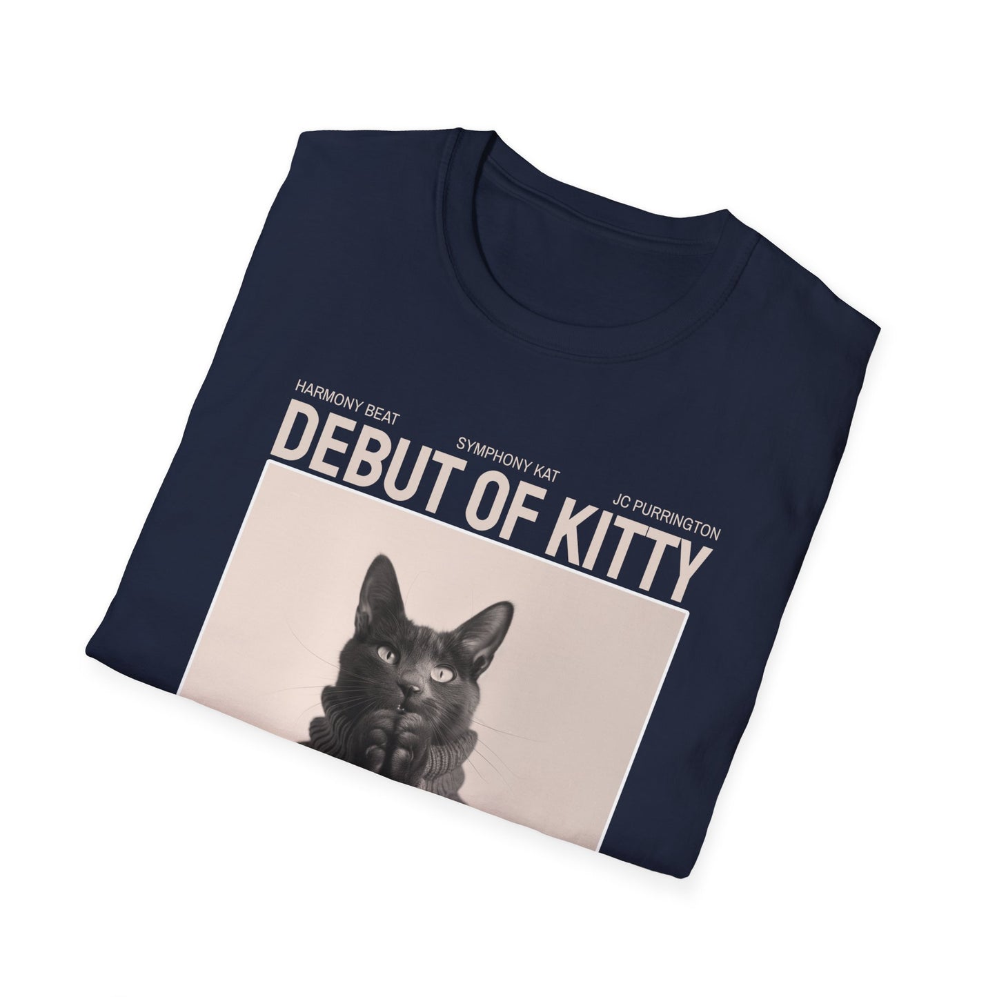 Music- Debut of Kitty T-Shirt Printify T-Shirt Rhythm & Drip Apparel