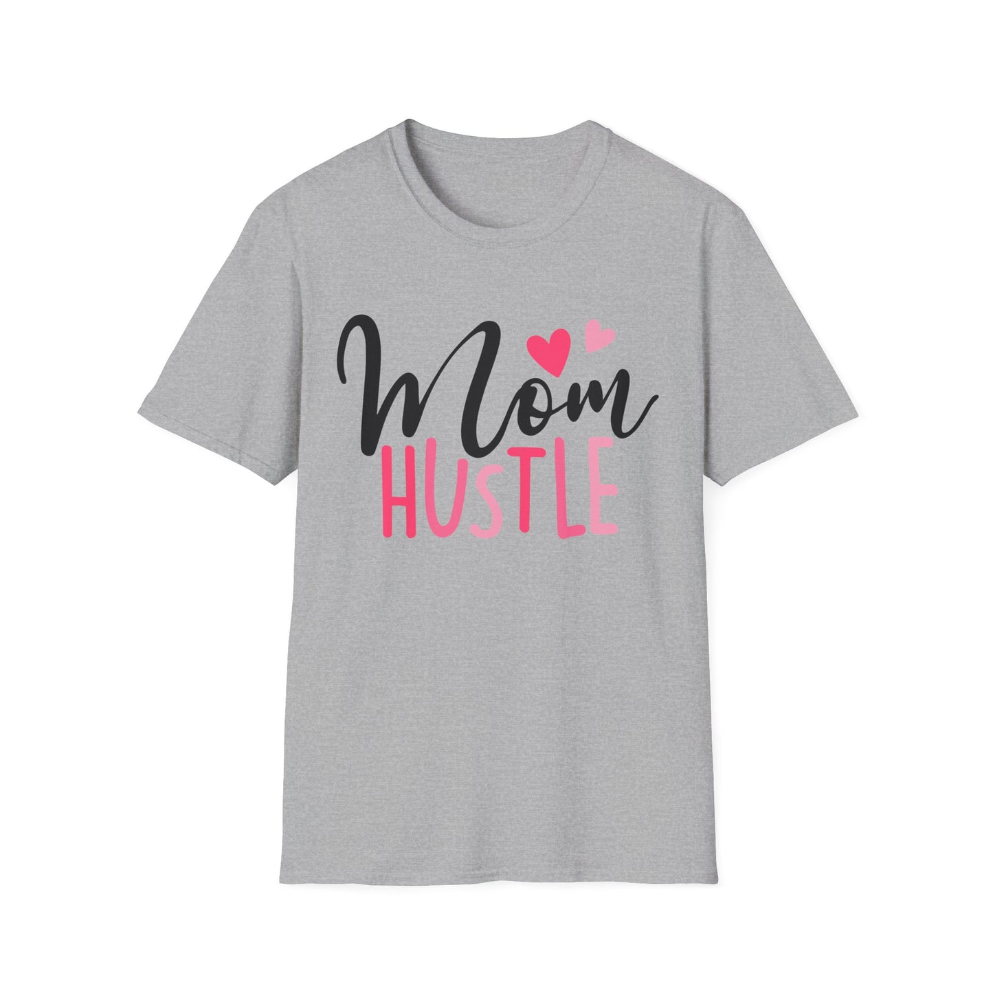 Mom Hustle Unisex Softstyle T-Shirt - Perfect Gift for Mompreneurs