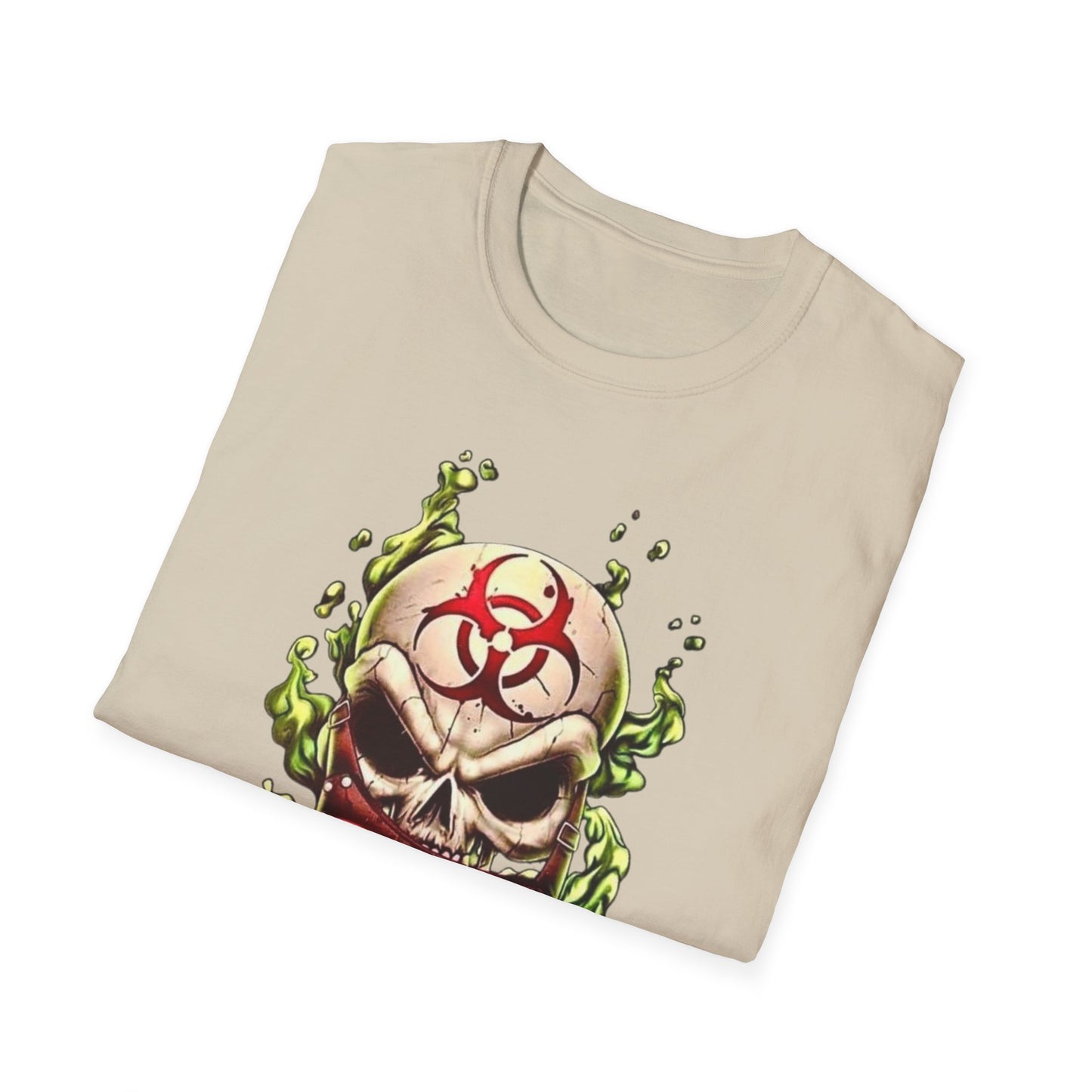 Biohazard Skull Unisex T-Shirt Printify T-Shirt Rhythm & Drip Apparel