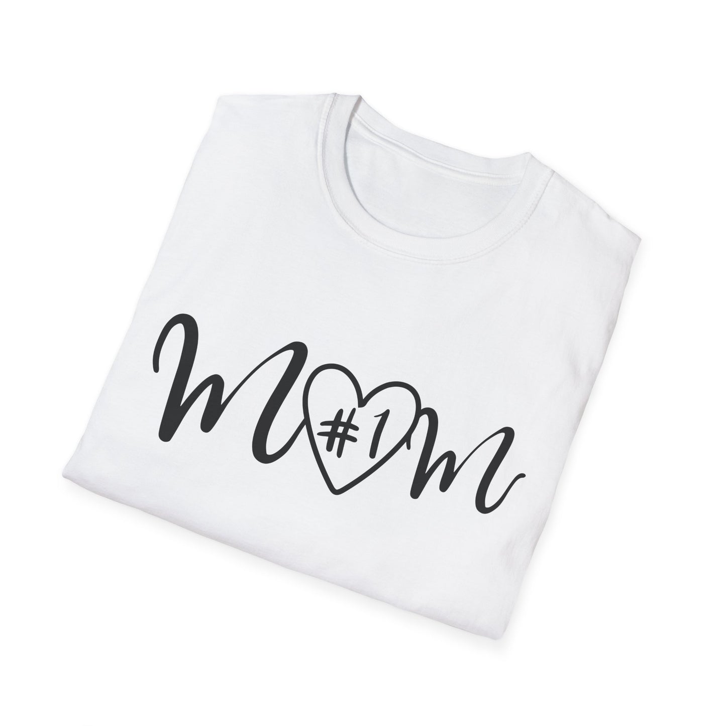 #1 Mom T-Shirt Printify T-Shirt Rhythm & Drip Apparel