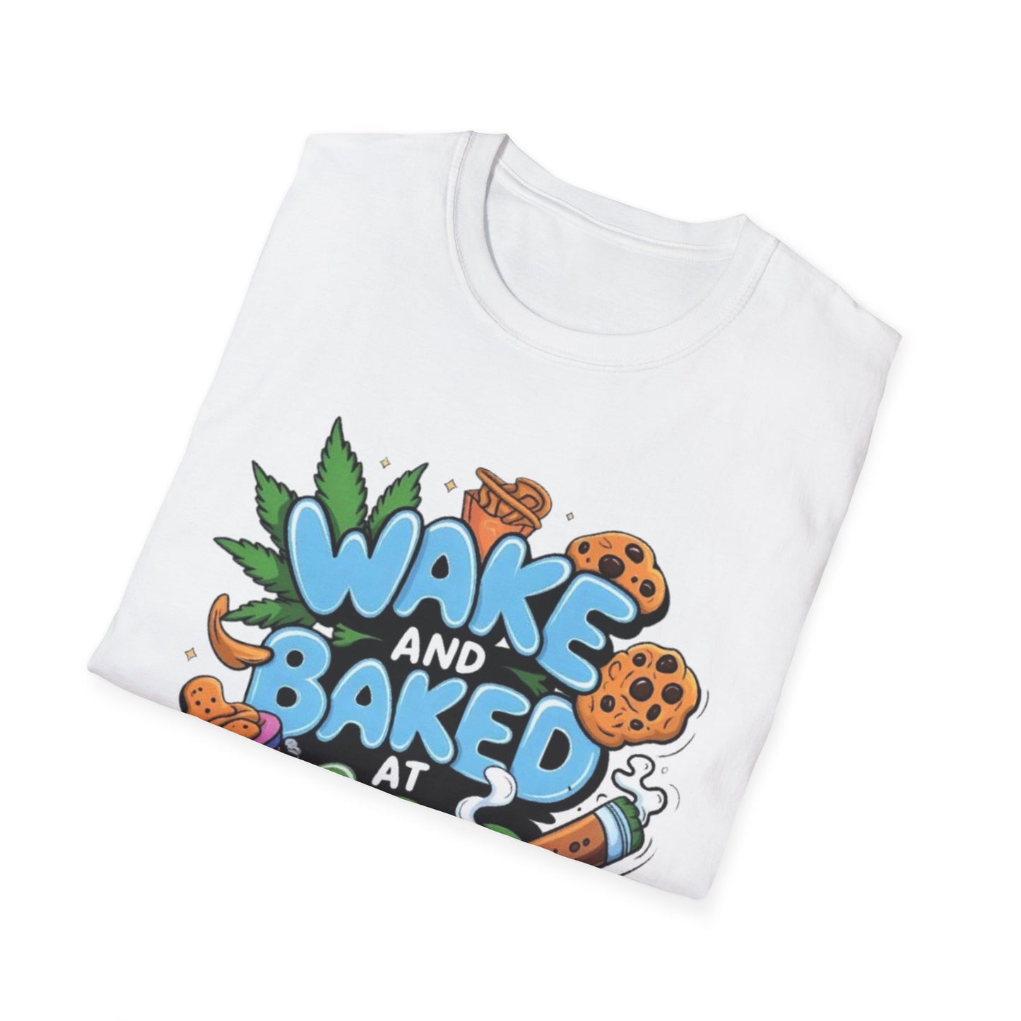 Wake and Baked at 420 Printify T-Shirt Rhythm & Drip Apparel