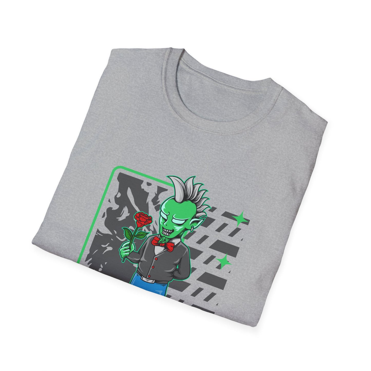 Anime Inspired Rocker Zombie Tee Printify T-Shirt Rhythm & Drip Apparel