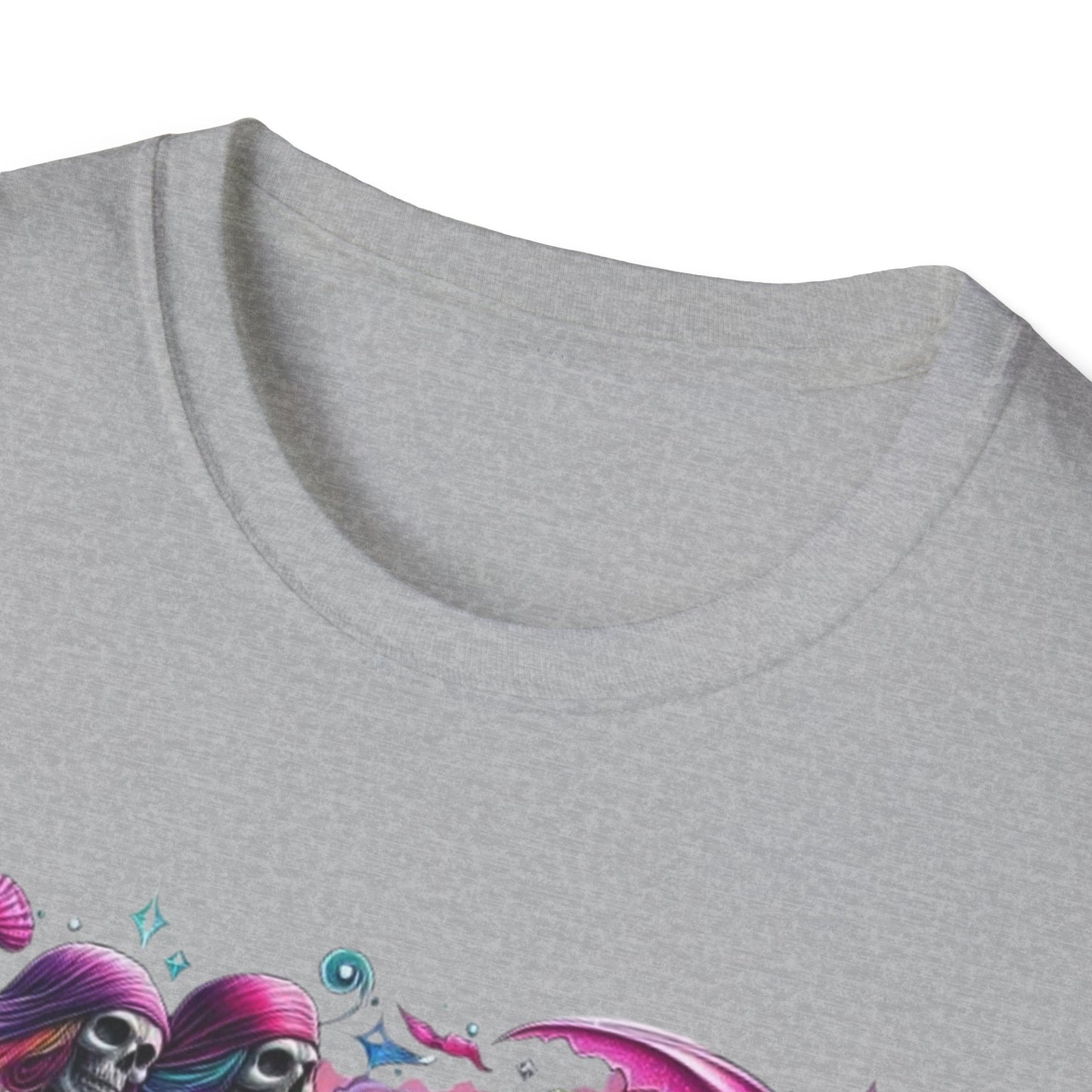 Woman & Man Skeleton Biker T-Shirt Printify T-Shirt Rhythm & Drip Apparel