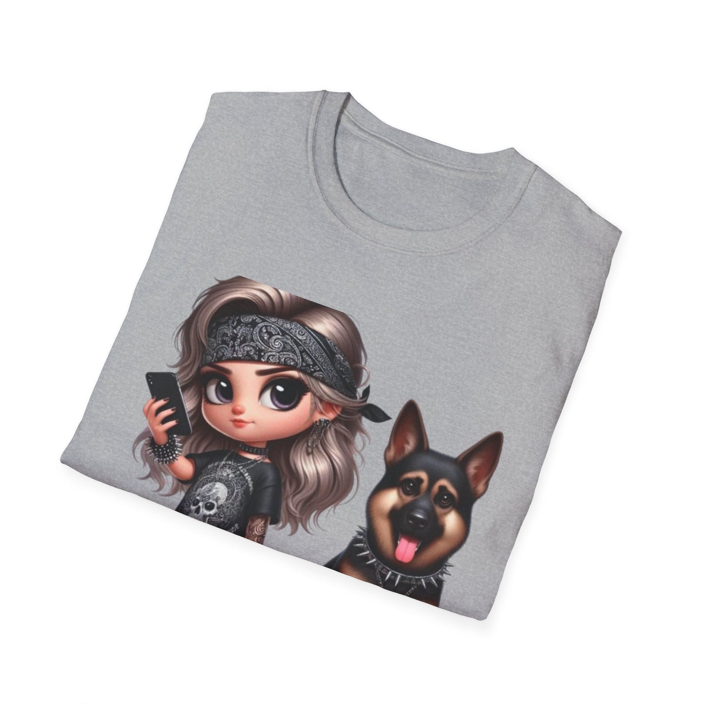 A Girl And Her Dog 1 T-Shirt Printify T-Shirt Rhythm & Drip Apparel
