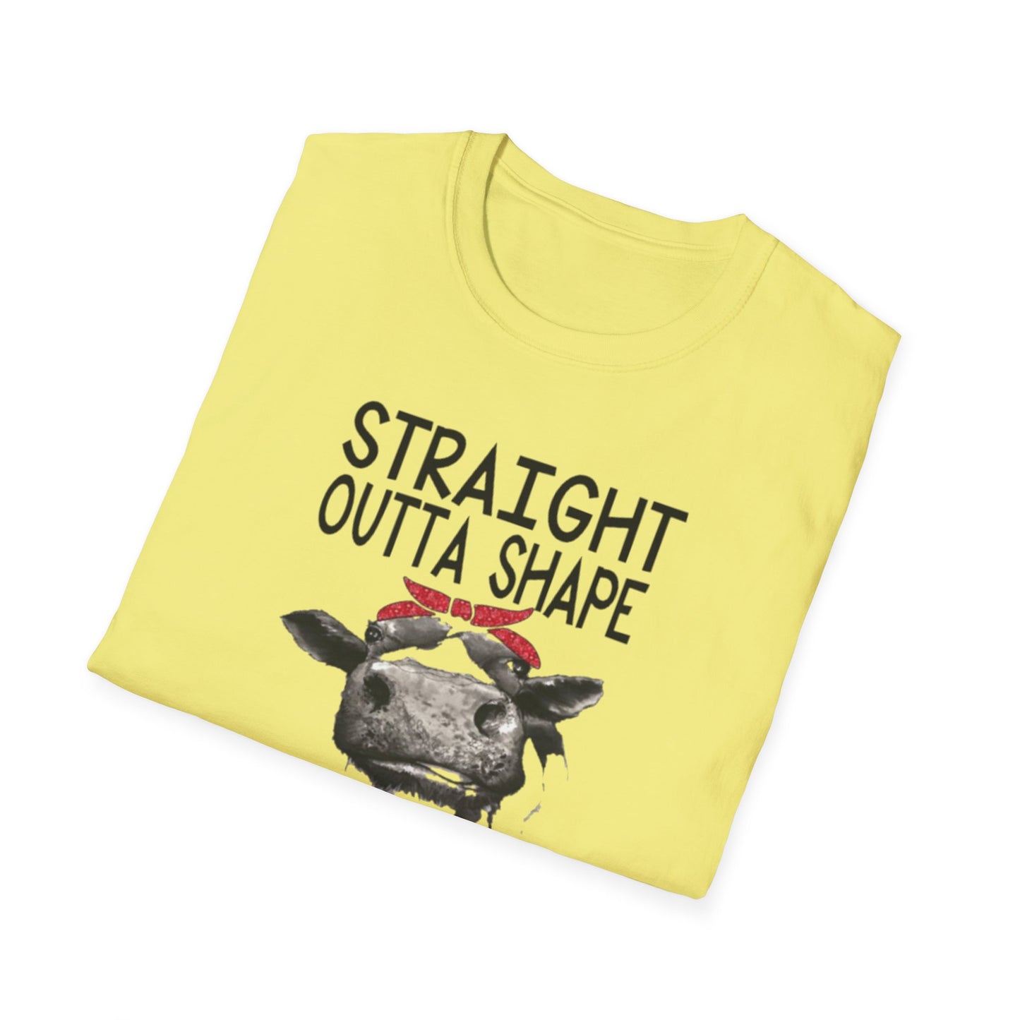 Straight Outta Shape But Im Tryin Printify T-Shirt Rhythm & Drip Apparel