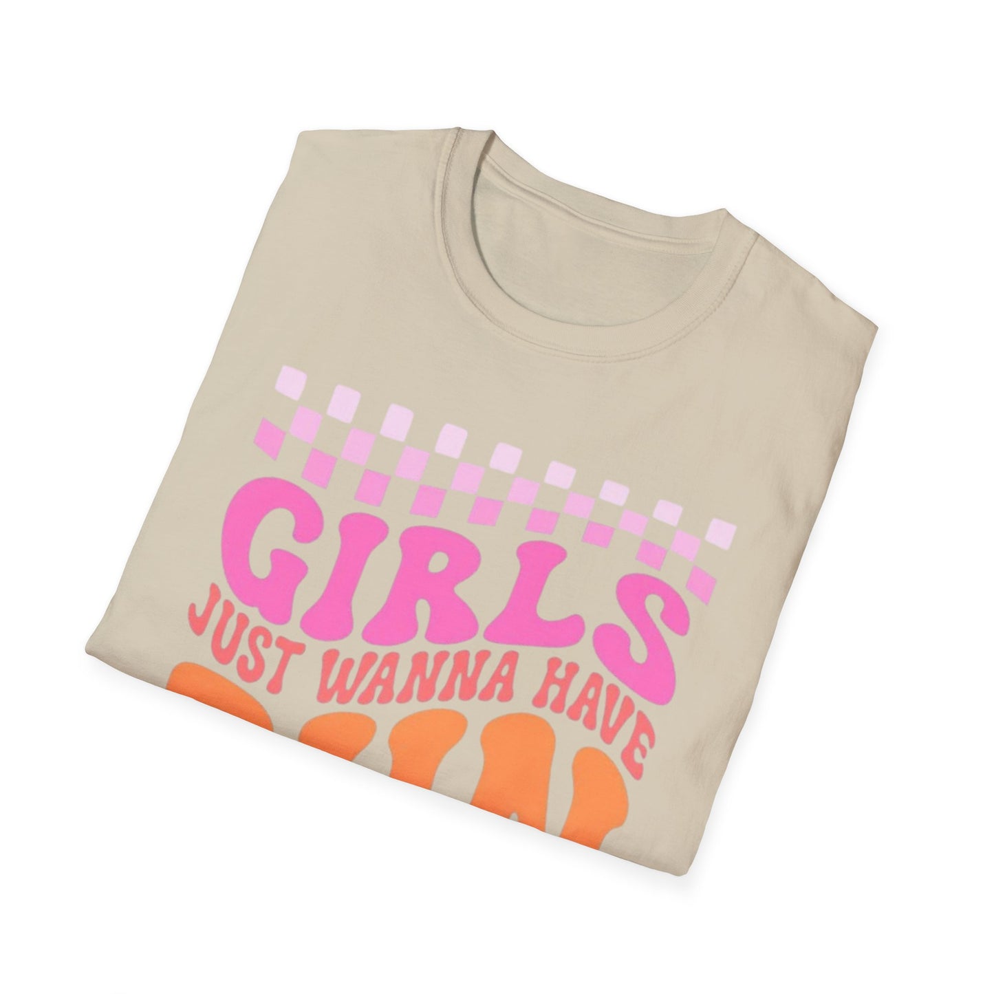 Girls Just Wanna Have Sun Unisex T-Shirt - Softstyle Summer Vibes Tee