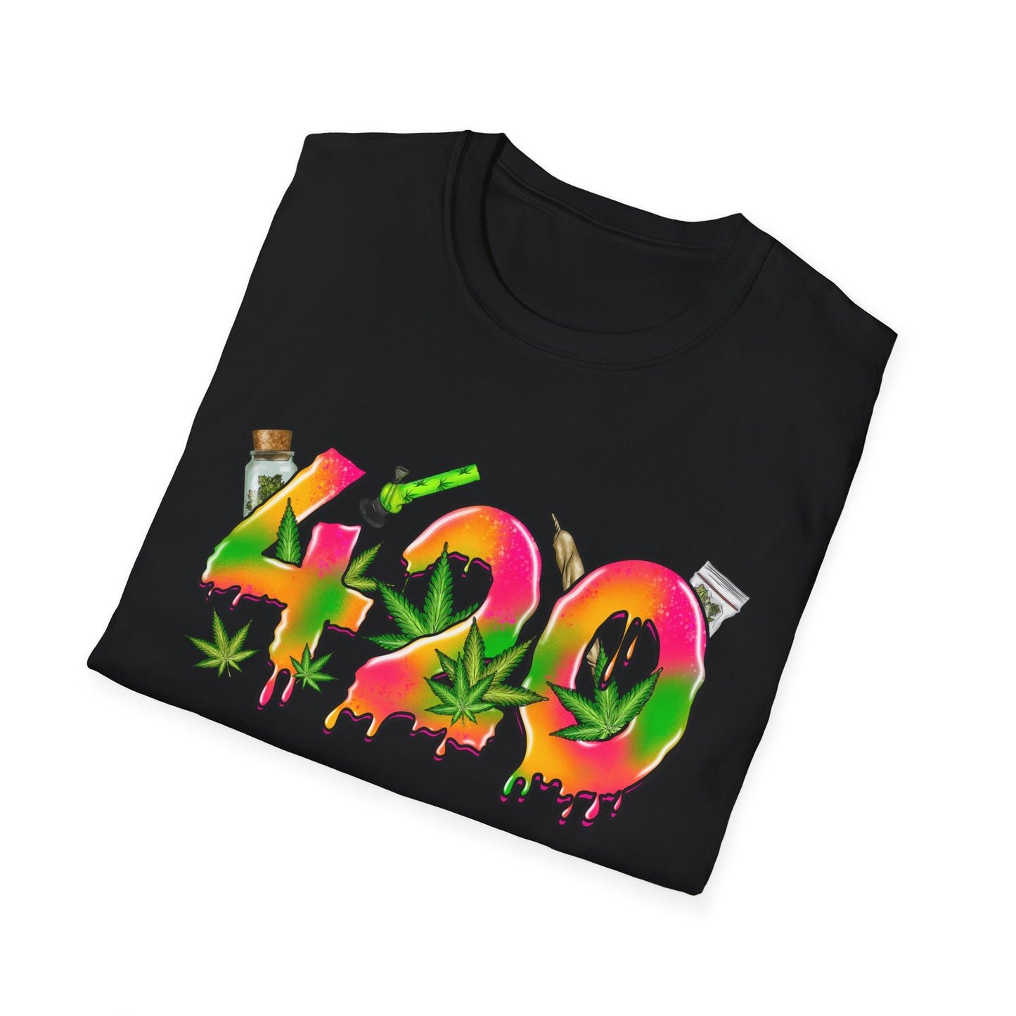420 Graffiti T-Shirt Printify T-Shirt Rhythm & Drip Apparel