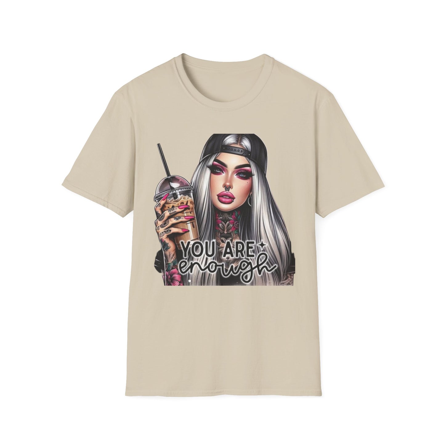 You Are Enough Shirt Sand Printify T-Shirt Rhythm & Drip Apparel
