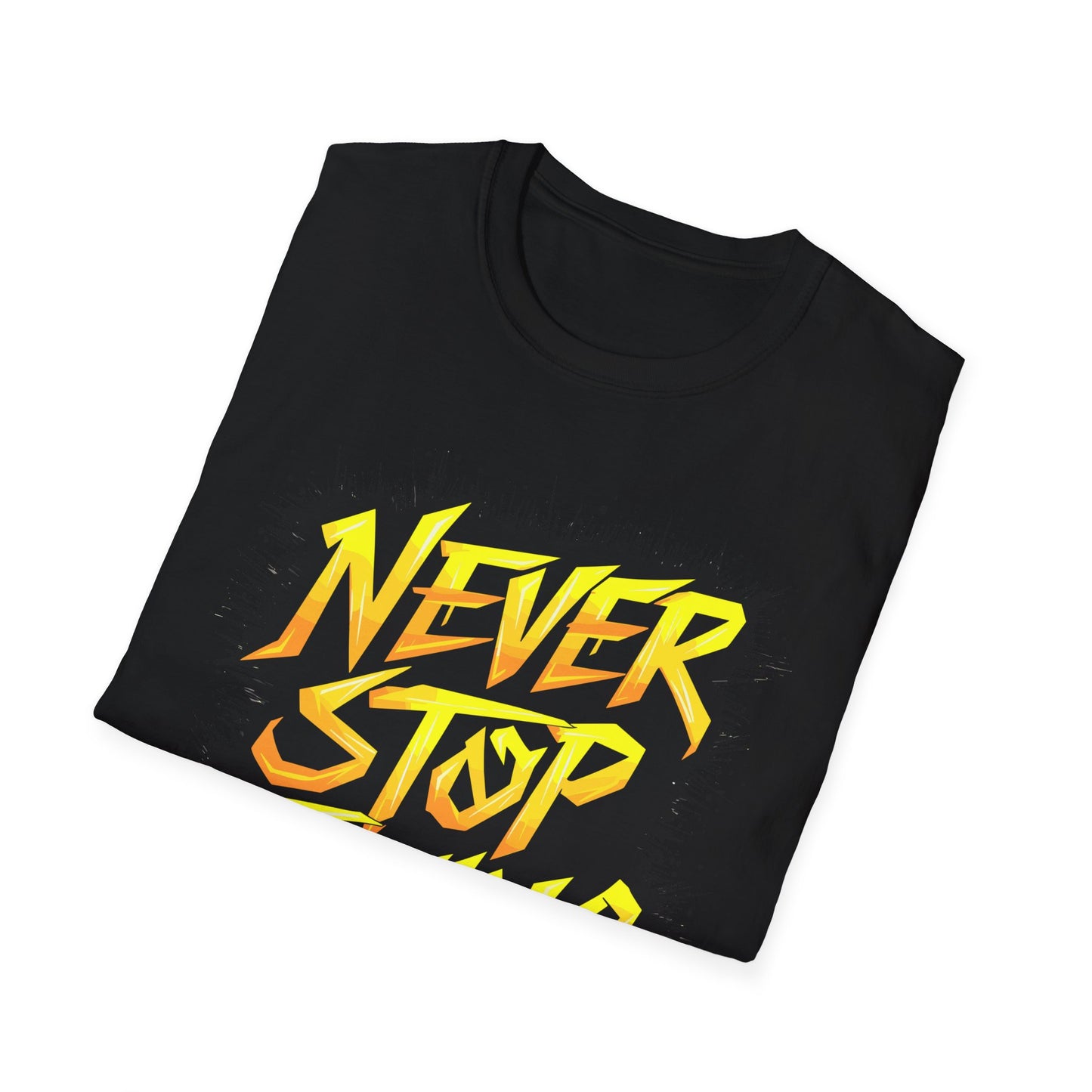 Never Stop Trying Inspirational Tee