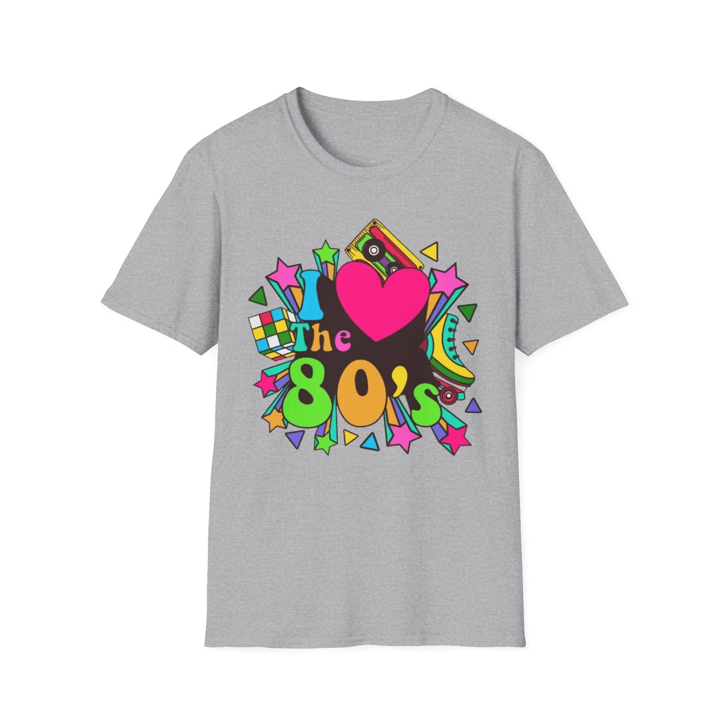 80s I Love the 80's T-Shirt Sport Grey Printify T-Shirt Rhythm & Drip Apparel