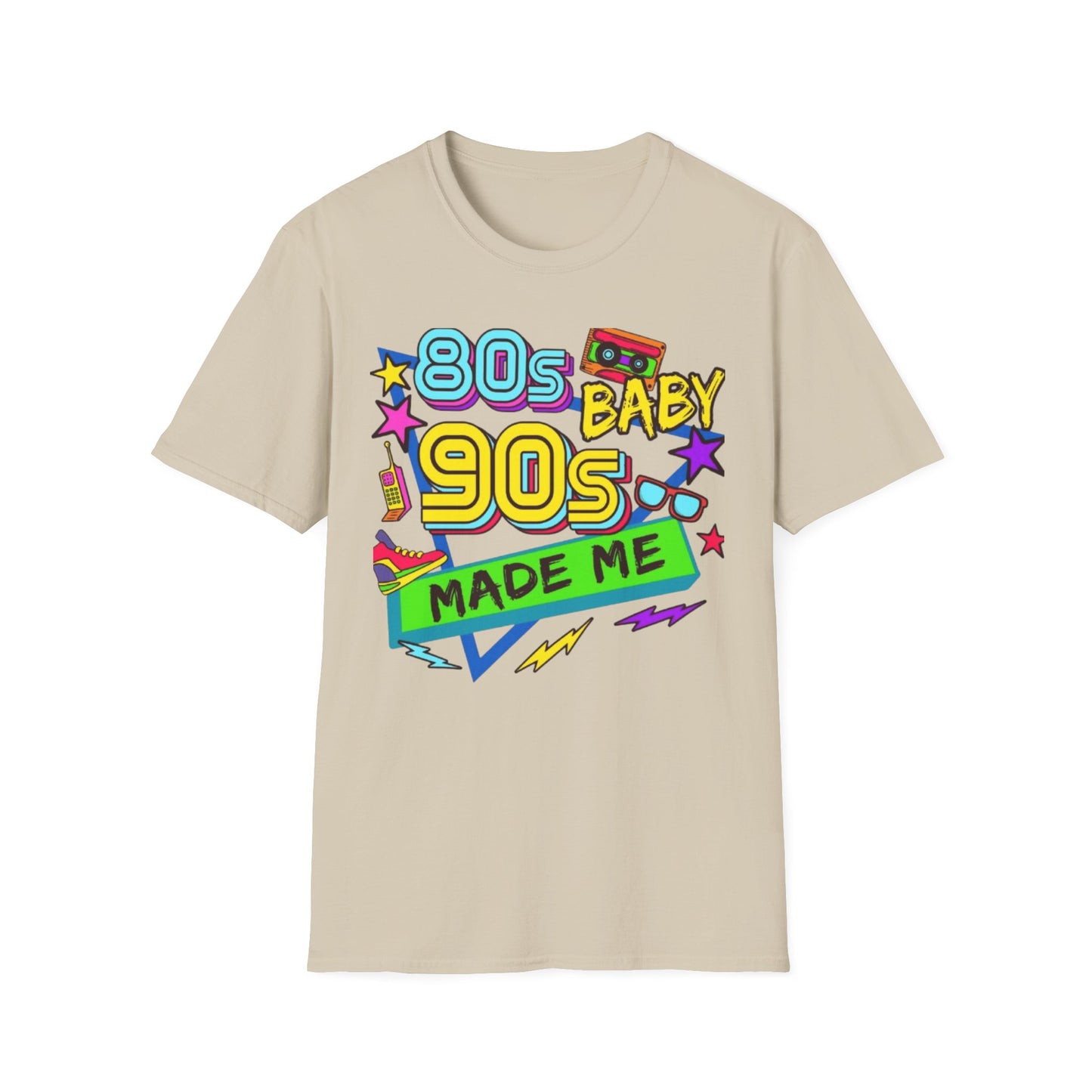 80s 90s Baby T-Shirt Sand Printify T-Shirt Rhythm & Drip Apparel