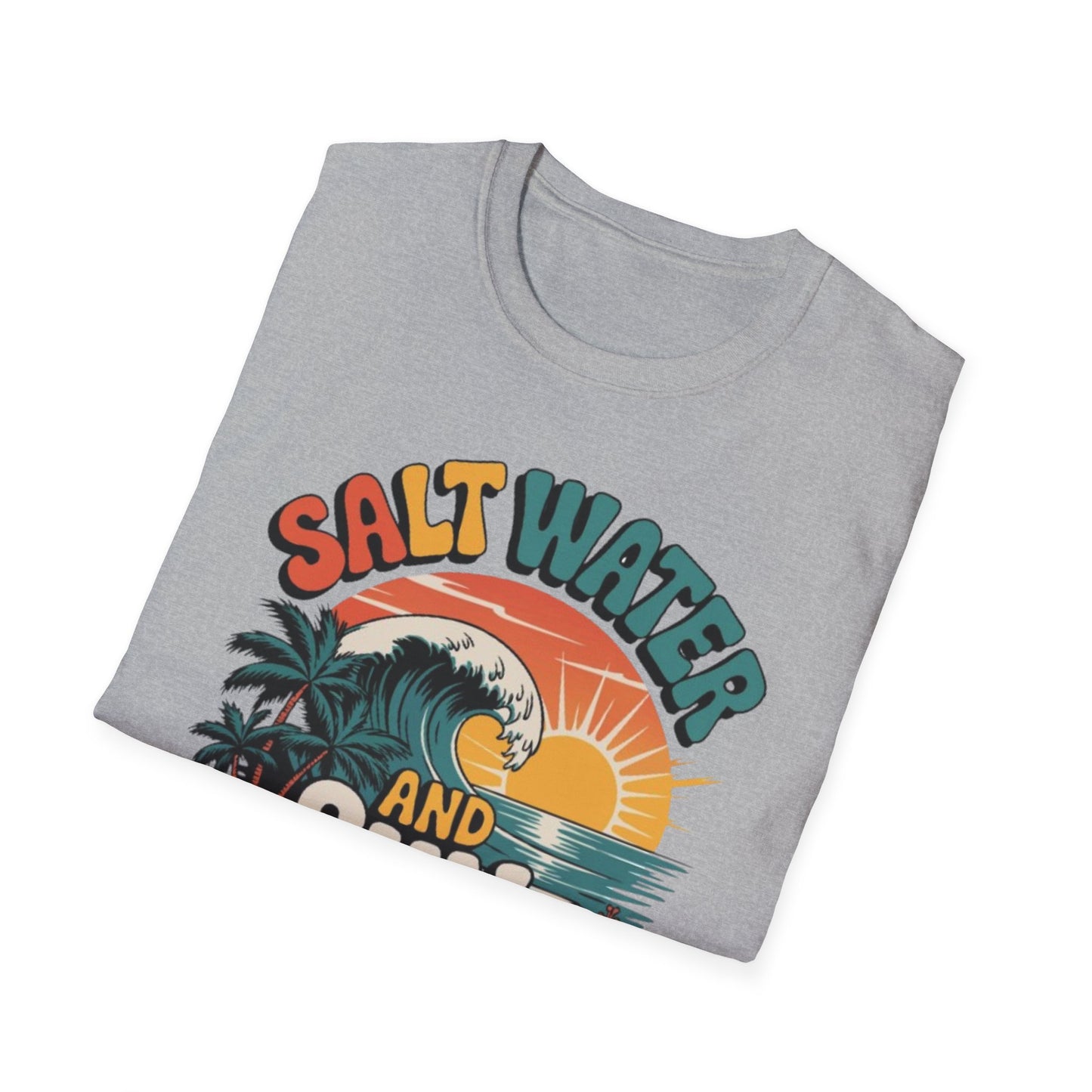 Summer- Salt Water & Sunshine Tee Printify T-Shirt Rhythm & Drip Apparel