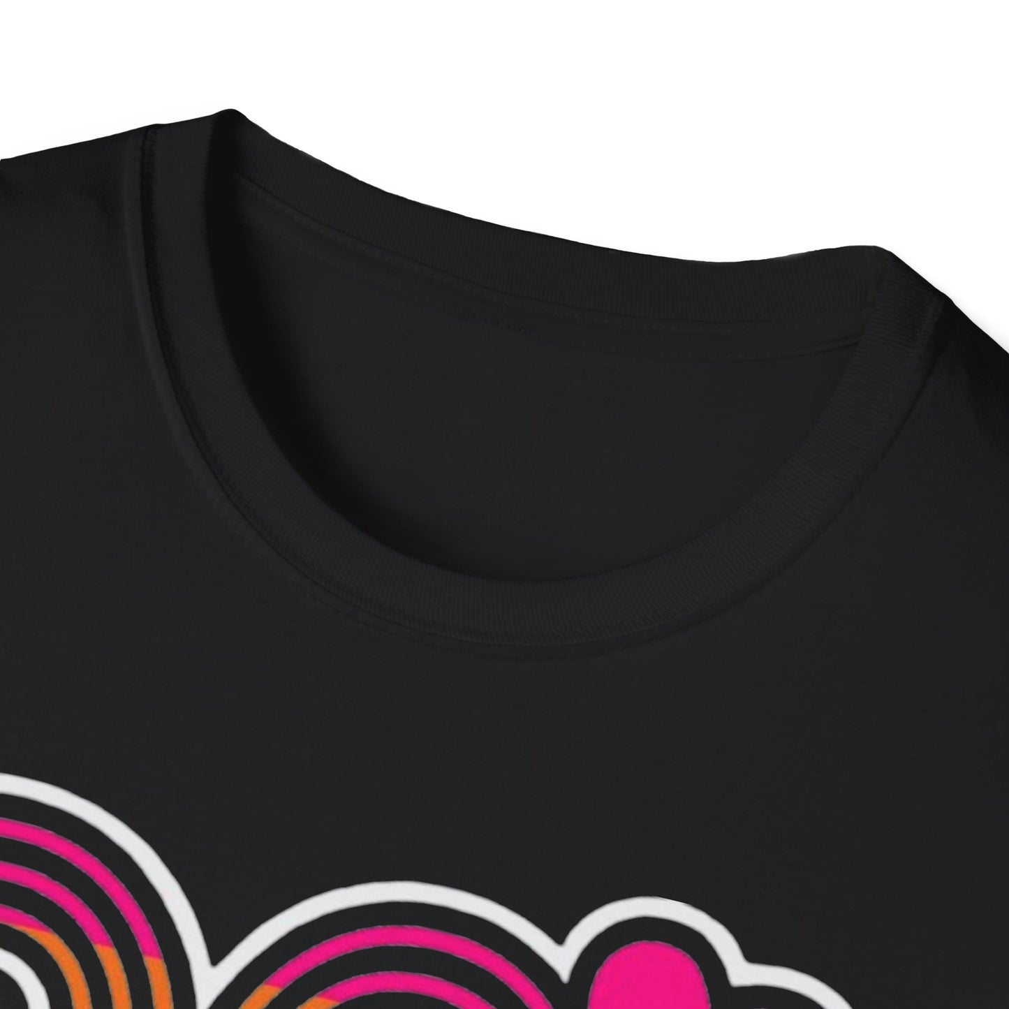 80s Retro 80's Girl Rainbow T-Shirt Printify T-Shirt Rhythm & Drip Apparel