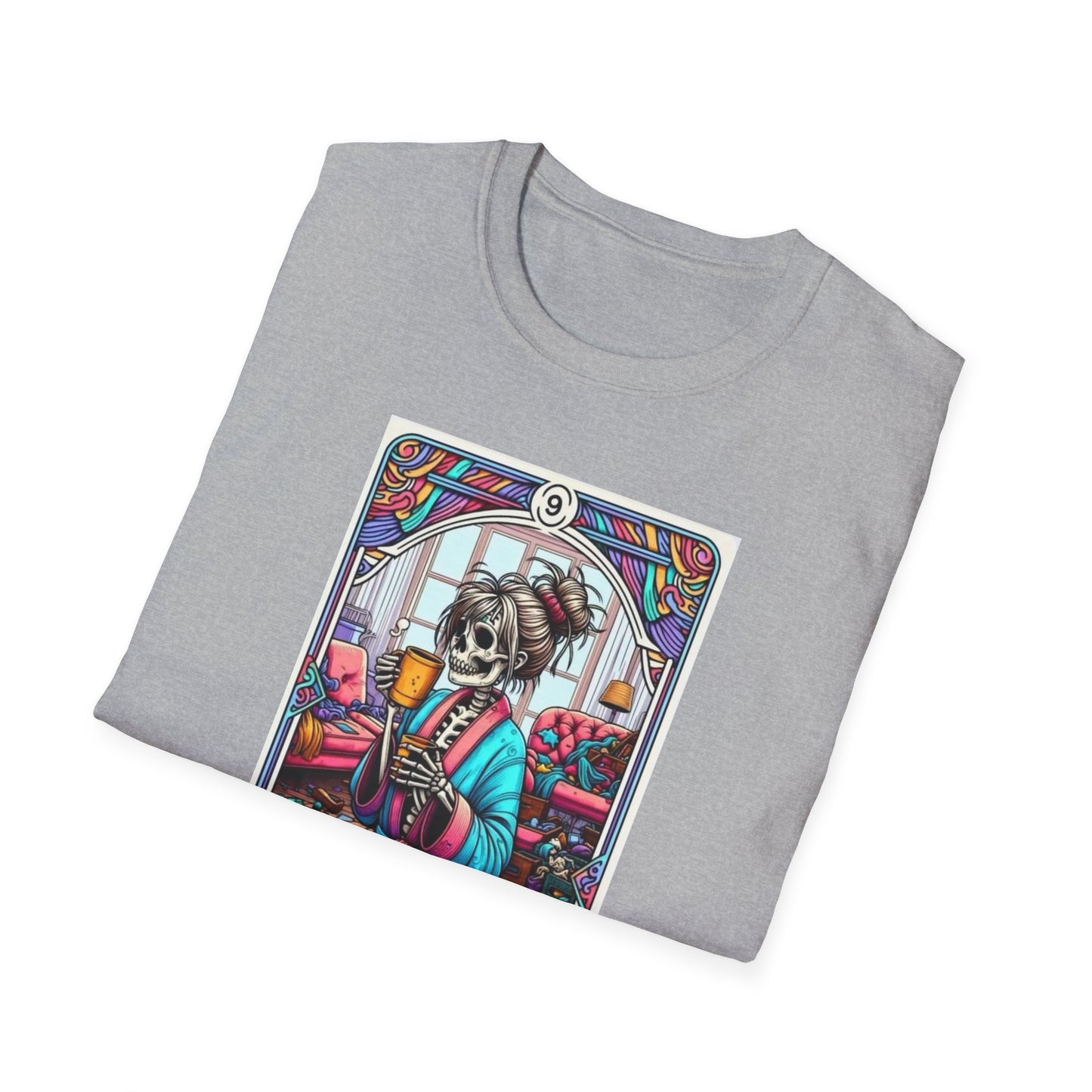 About To Lose My Shit Mom- Tarot T-Shirt Printify T-Shirt Rhythm & Drip Apparel