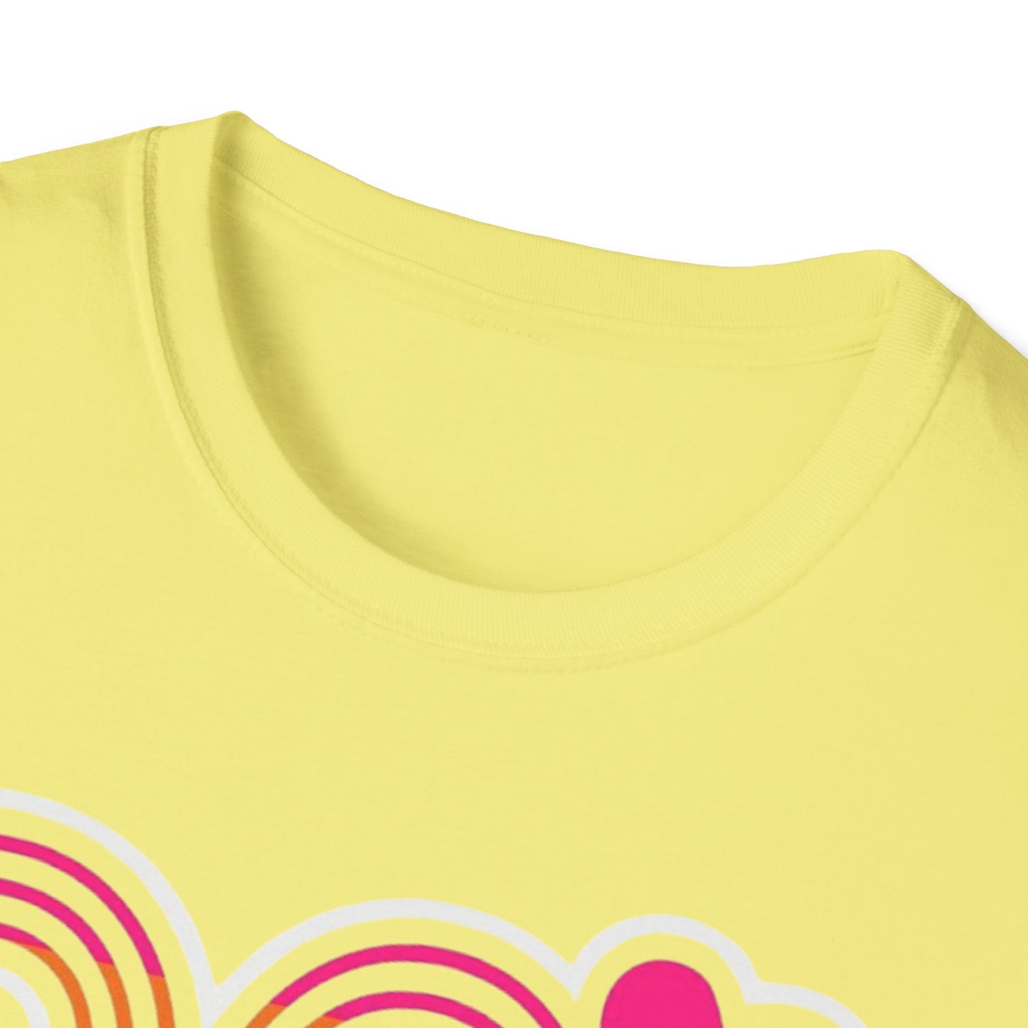 80s Retro 80's Girl Rainbow T-Shirt Printify T-Shirt Rhythm & Drip Apparel
