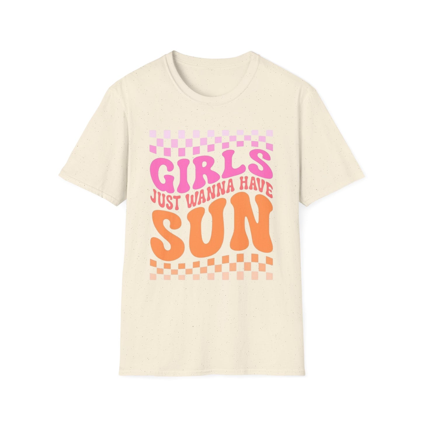 Girls Just Wanna Have Sun Unisex T-Shirt - Softstyle Summer Vibes Tee