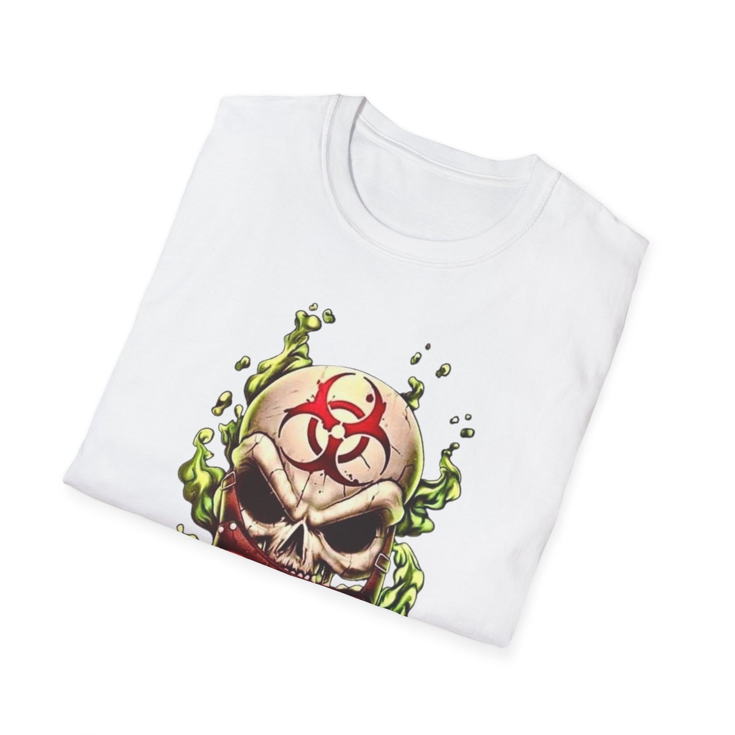 Biohazard Skull Unisex T-Shirt Printify T-Shirt Rhythm & Drip Apparel