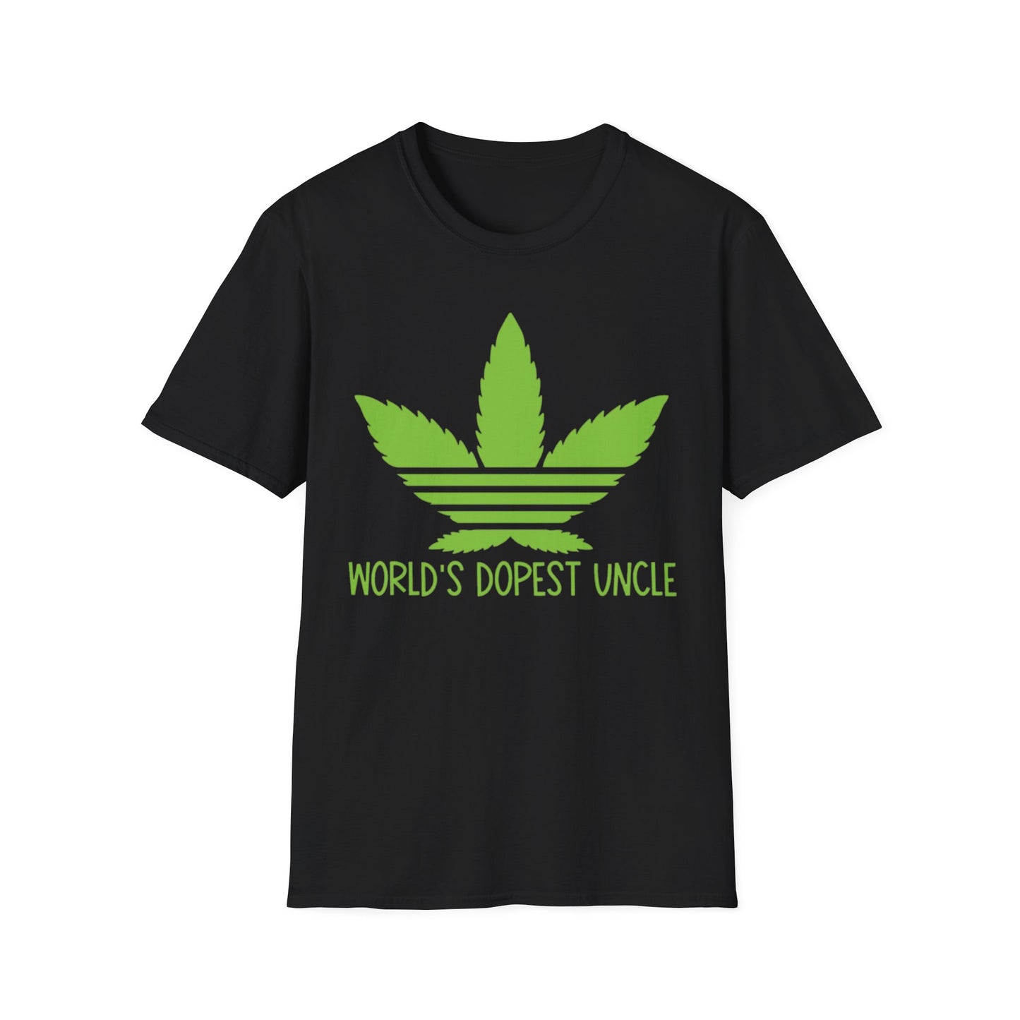 World's Dopest Uncle T-Shirt Black Printify T-Shirt Rhythm & Drip Apparel