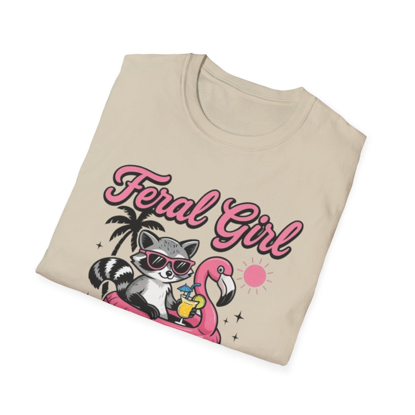 Summer- Feral Girl Summer T-Shirt Printify T-Shirt Rhythm & Drip Apparel