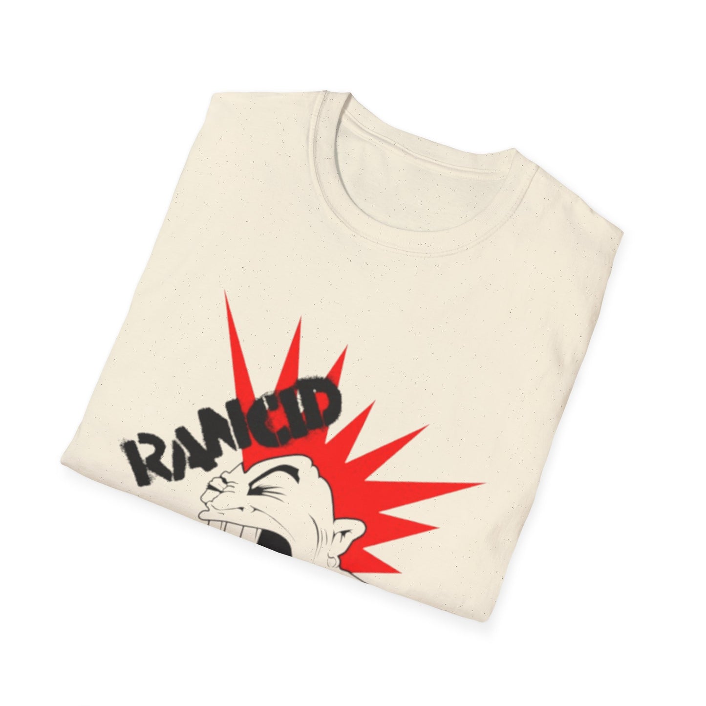 Ripped Edge Unisex Softstyle T-Shirt - Bold Graphic Tee for Punk Rock Enthusiasts