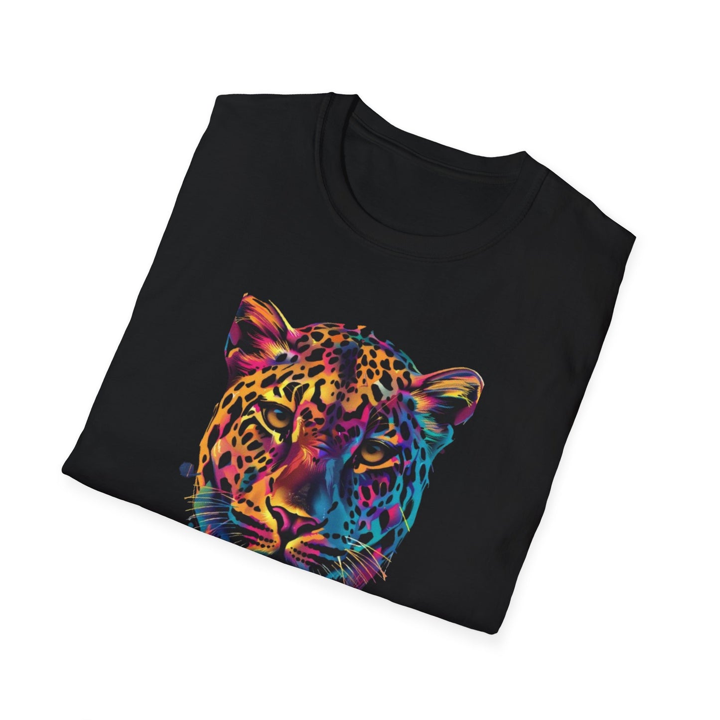 Colorful Leopard Graphic T-Shirt Printify T-Shirt Rhythm & Drip Apparel