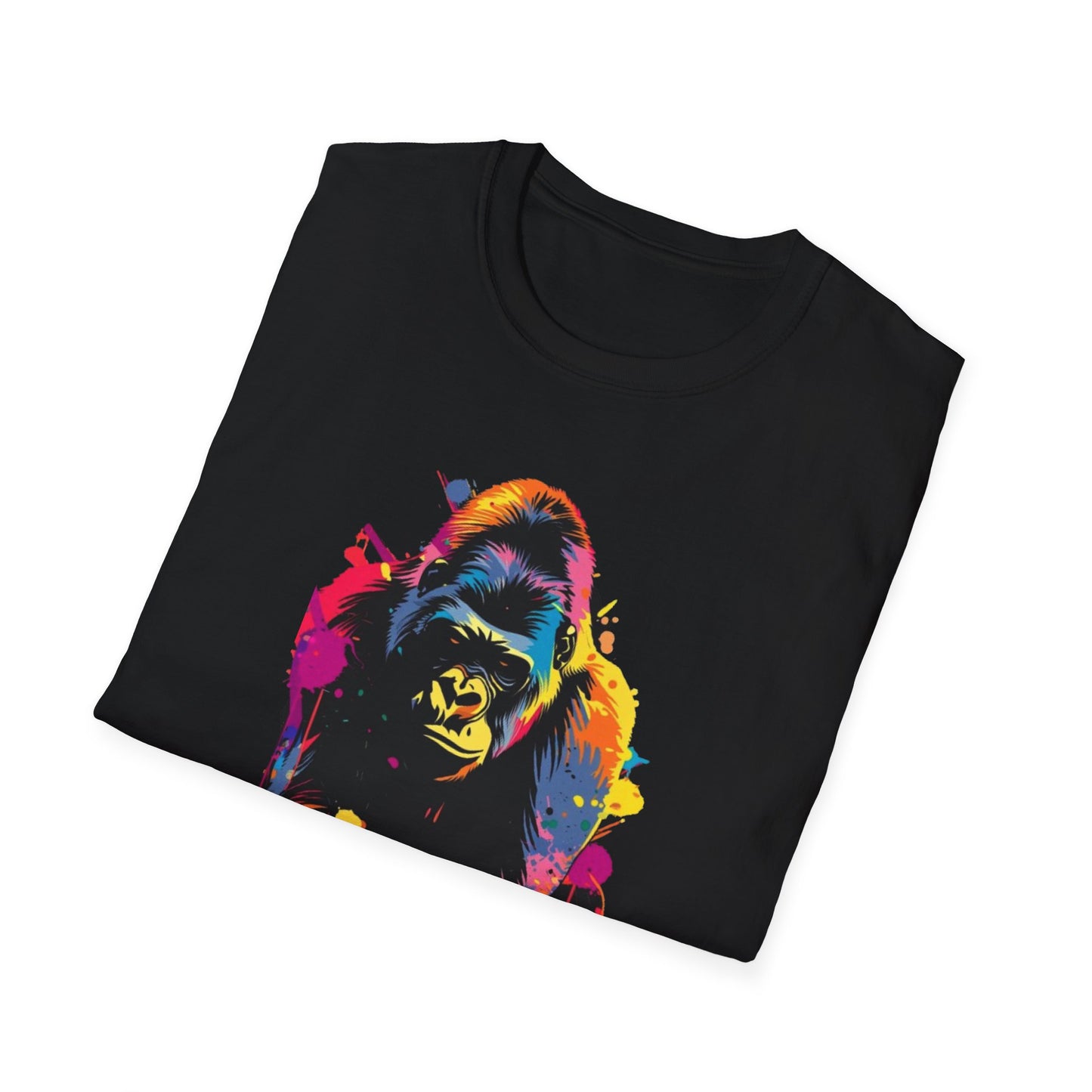 Vibrant Gorilla Art Tee Printify T-Shirt Rhythm & Drip Apparel