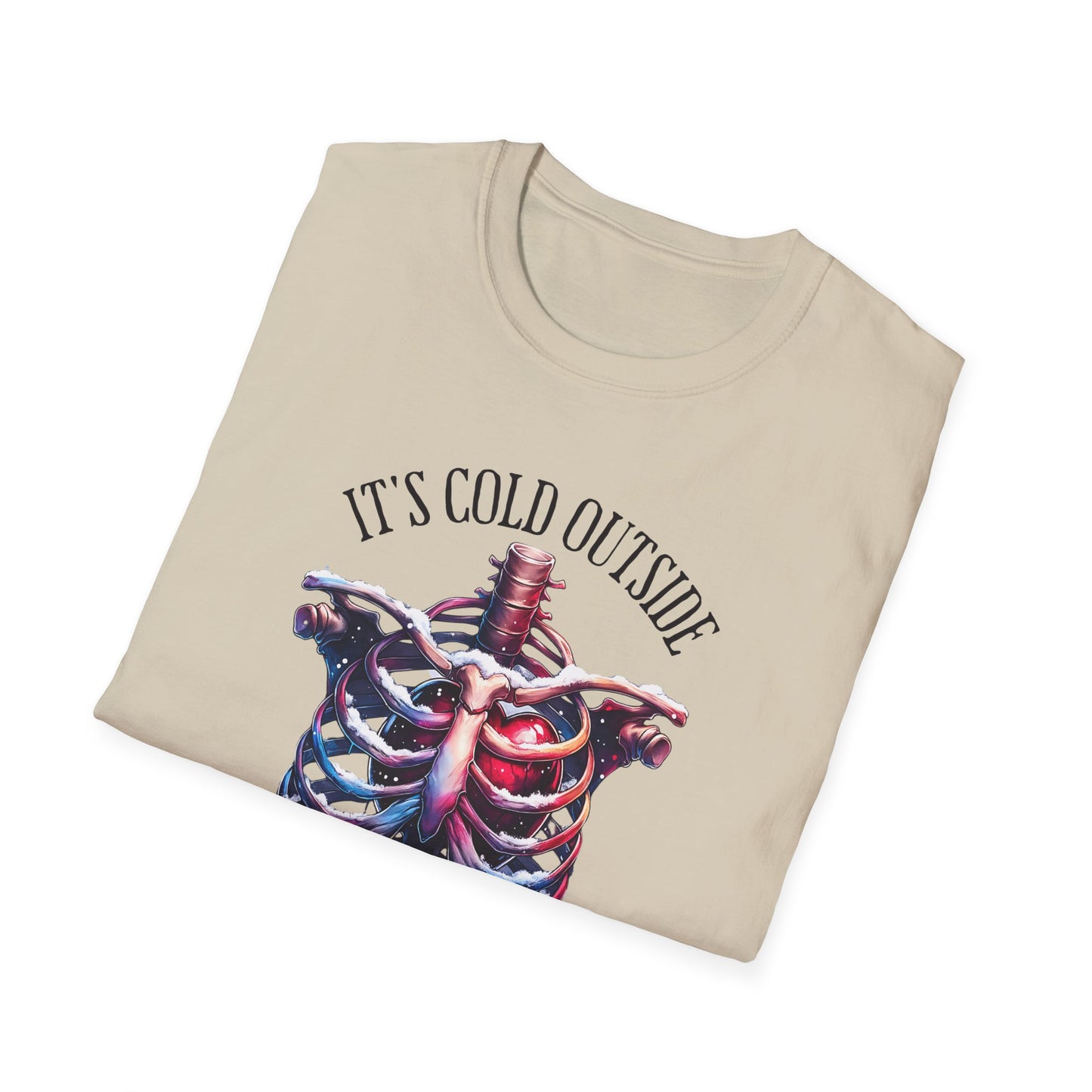 Winter- Cold Outside T-Shirt Printify T-Shirt Rhythm & Drip Apparel