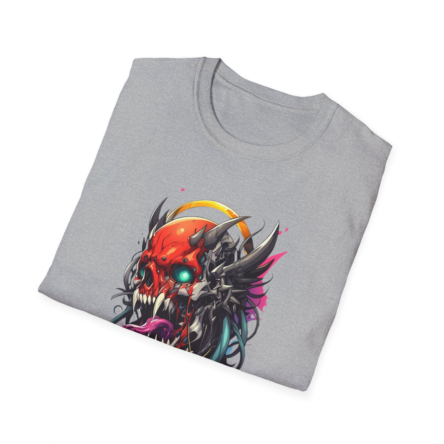 Vibrant Skull Graphic Tee Printify T-Shirt Rhythm & Drip Apparel