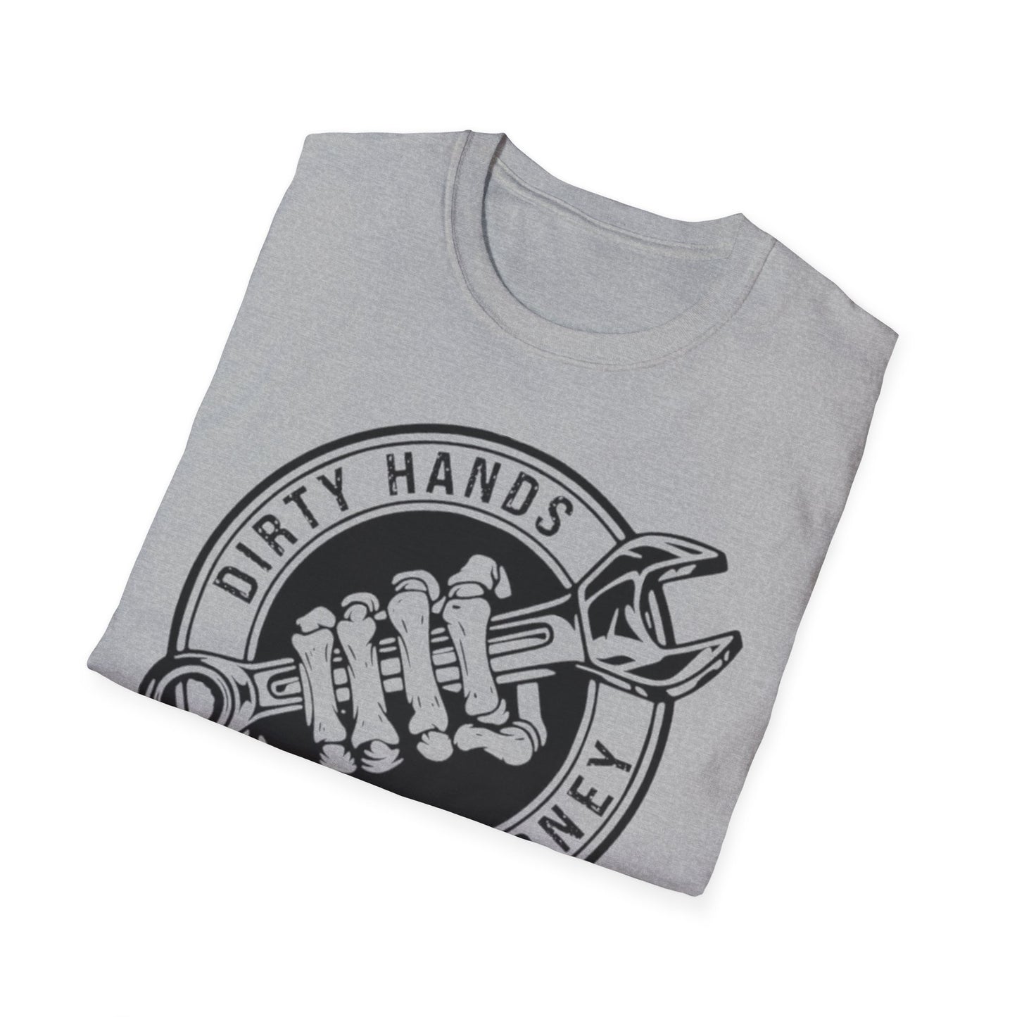 Dirty Hands Clean Money Unisex T-Shirt Printify T-Shirt Rhythm & Drip Apparel