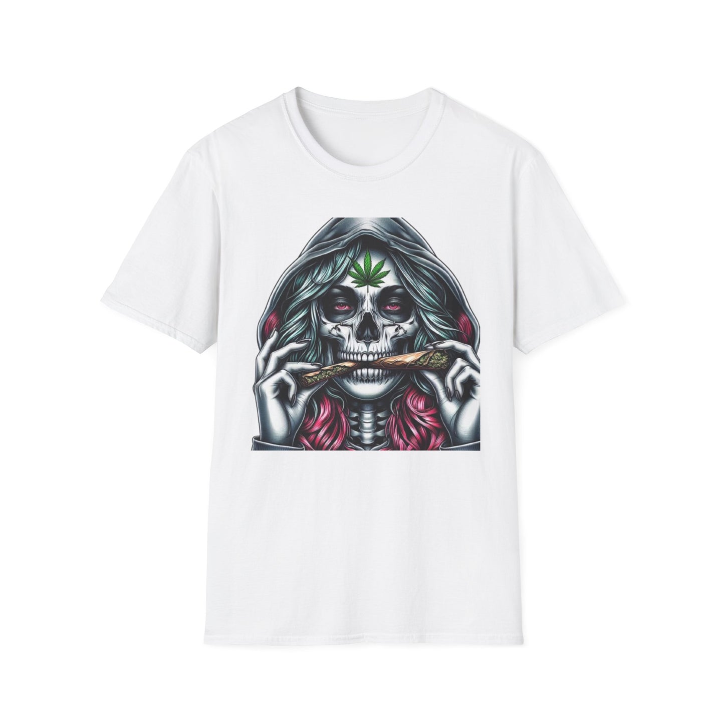 Bohemian Skull Graphic Tee White Printify T-Shirt Rhythm & Drip Apparel