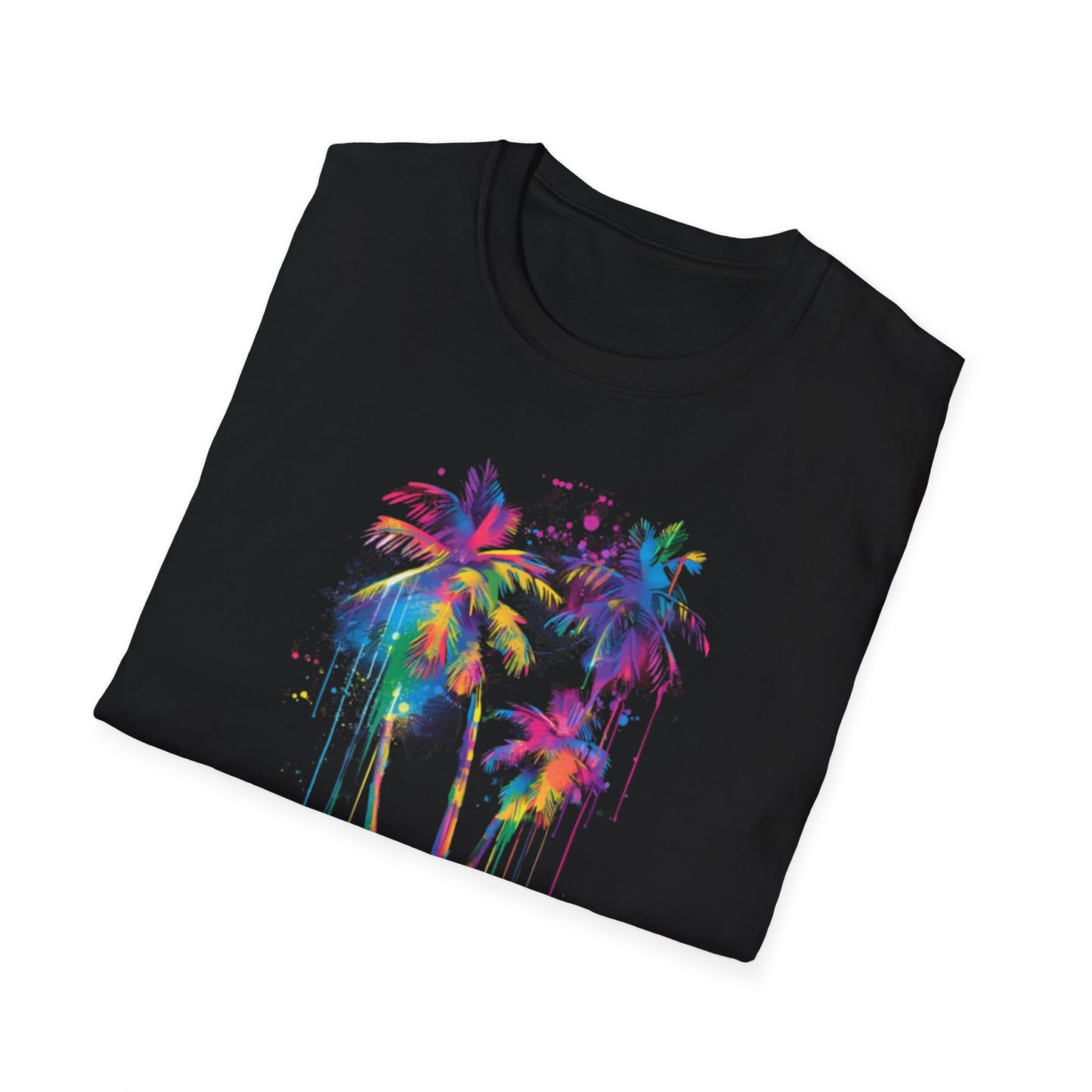 Vibrant Palm Tree T-Shirt Printify T-Shirt Rhythm & Drip Apparel