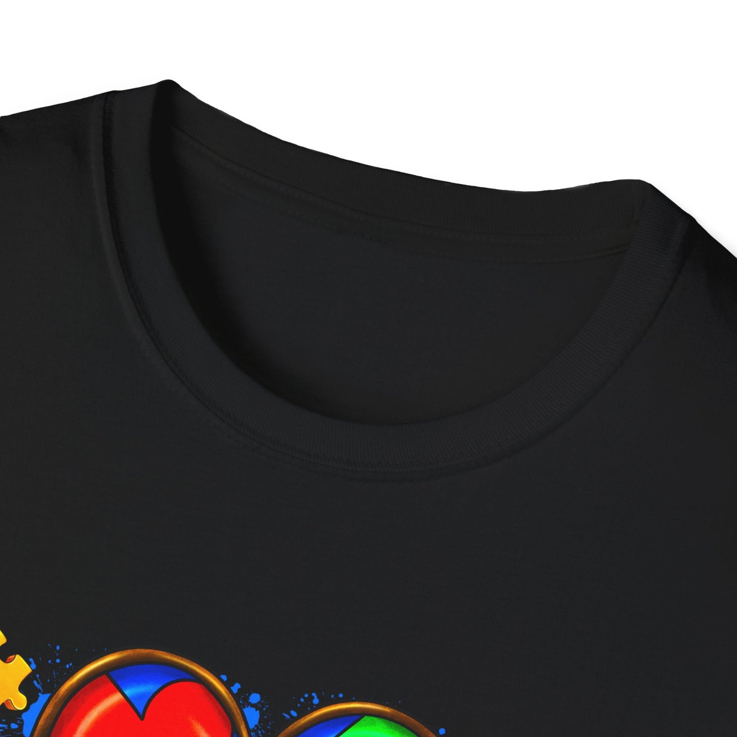 Autism Puzzle Heart T-Shirt Printify T-Shirt Rhythm & Drip Apparel