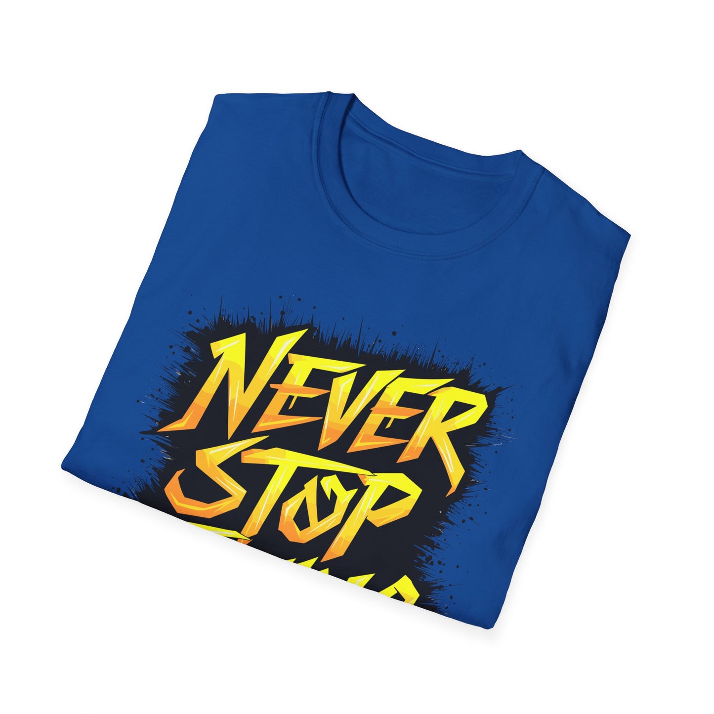 Never Stop Trying Inspirational Tee