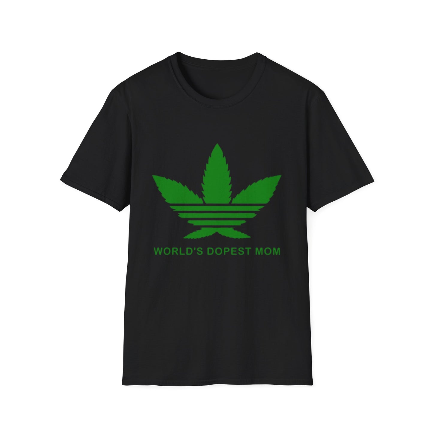 World's Dopest Mom T-Shirt Black Printify T-Shirt Rhythm & Drip Apparel