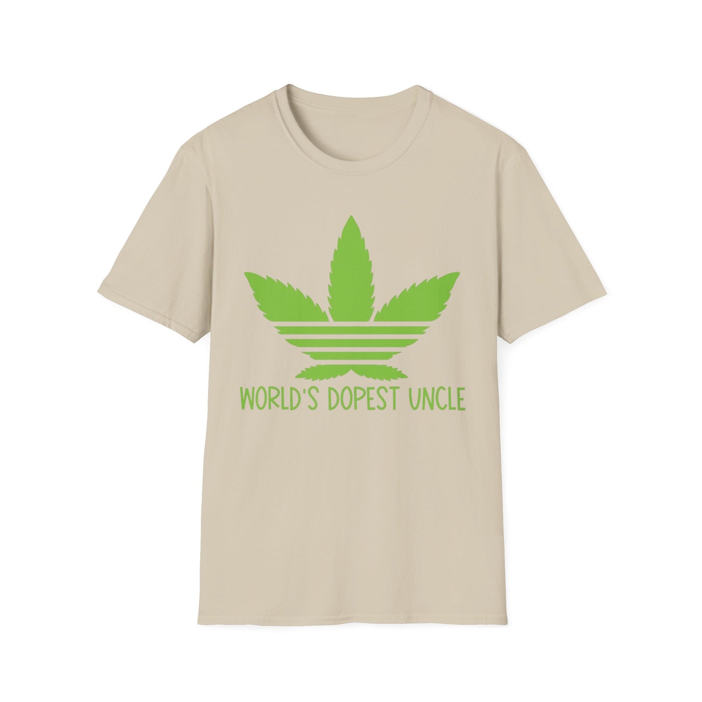 World's Dopest Uncle T-Shirt Sand Printify T-Shirt Rhythm & Drip Apparel