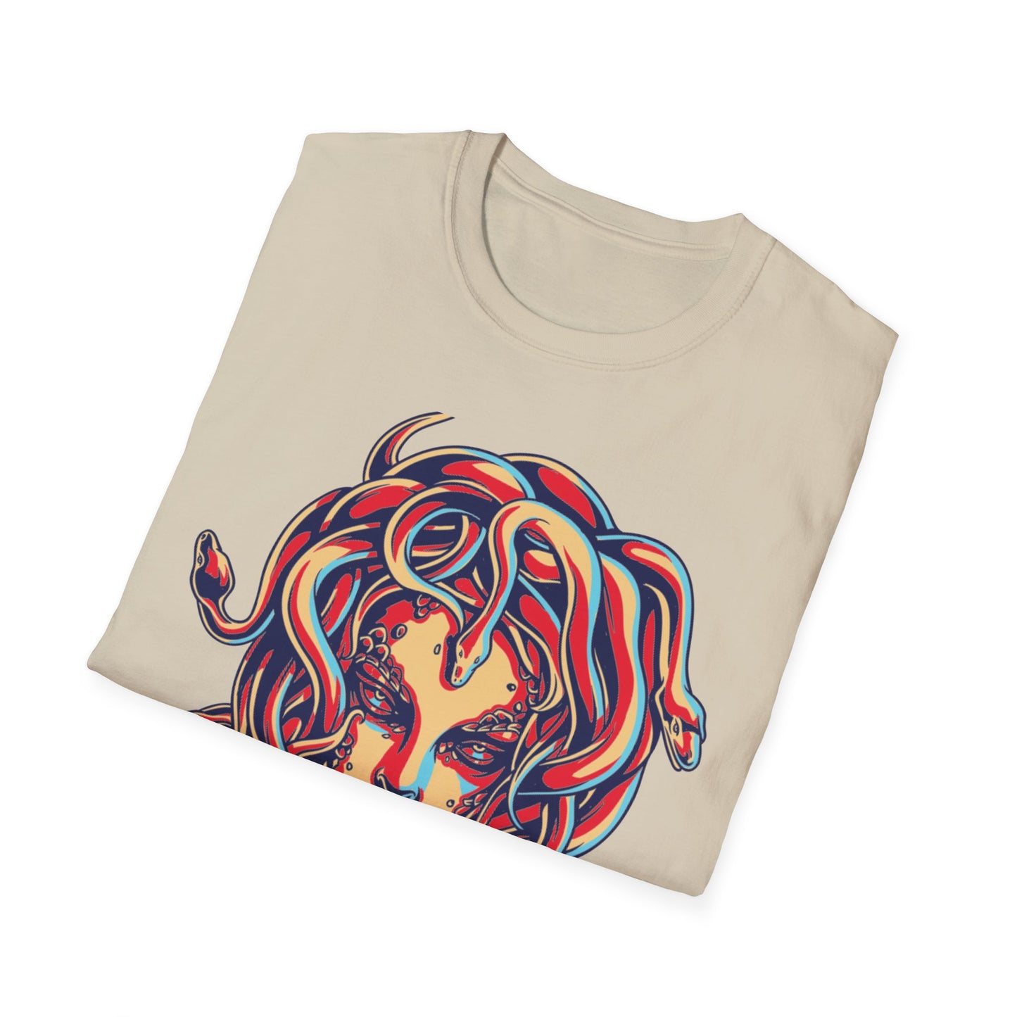 Artistic Medusa T-Shirt Printify T-Shirt Rhythm & Drip Apparel