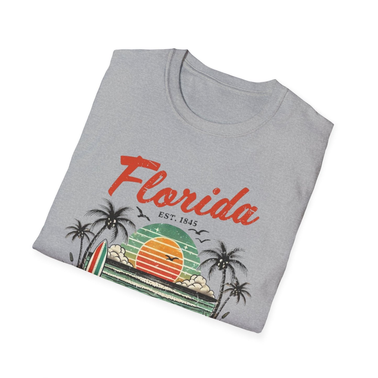 Summer- Florida Sunset T-Shirt Printify T-Shirt Rhythm & Drip Apparel