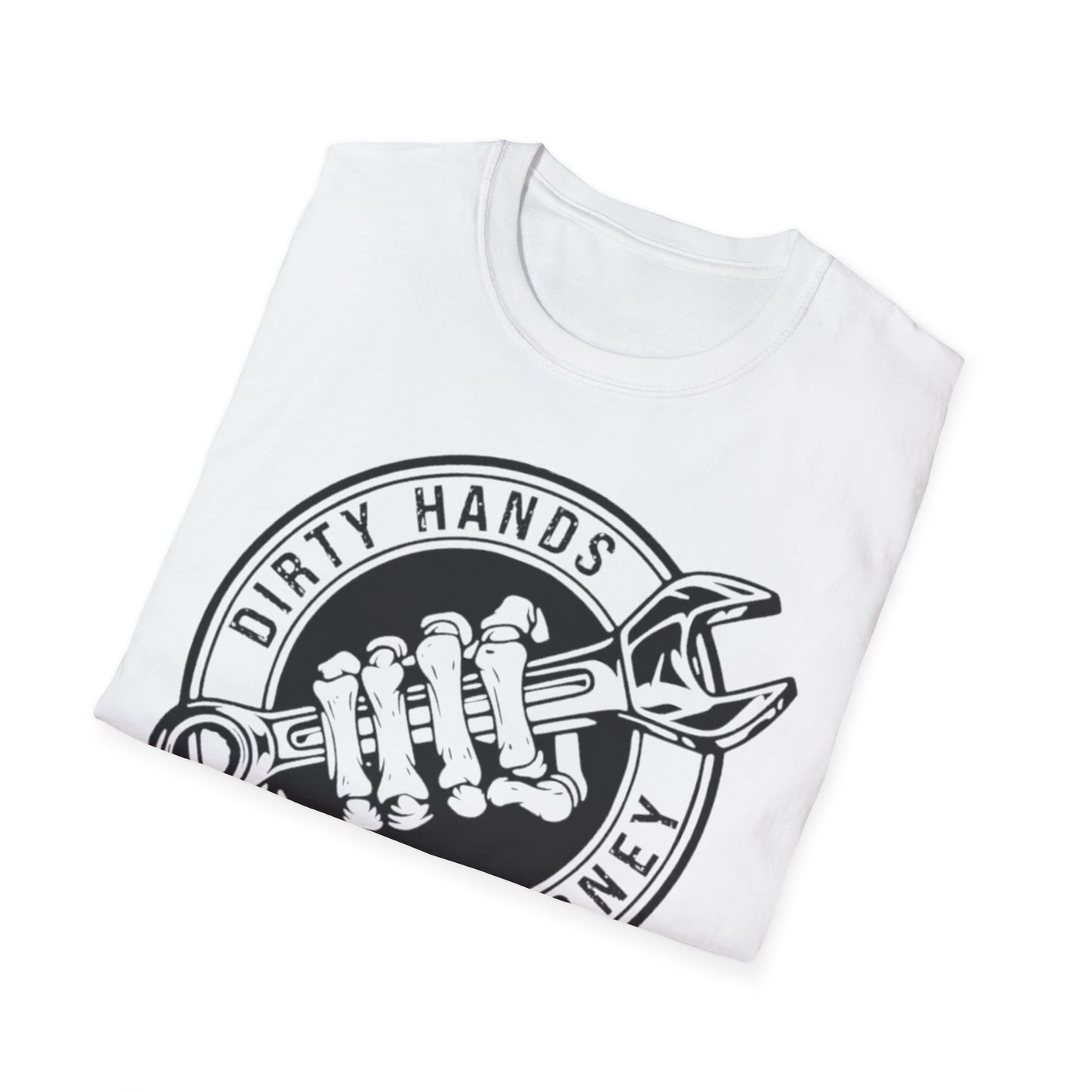 Dirty Hands Clean Money Unisex T-Shirt Printify T-Shirt Rhythm & Drip Apparel