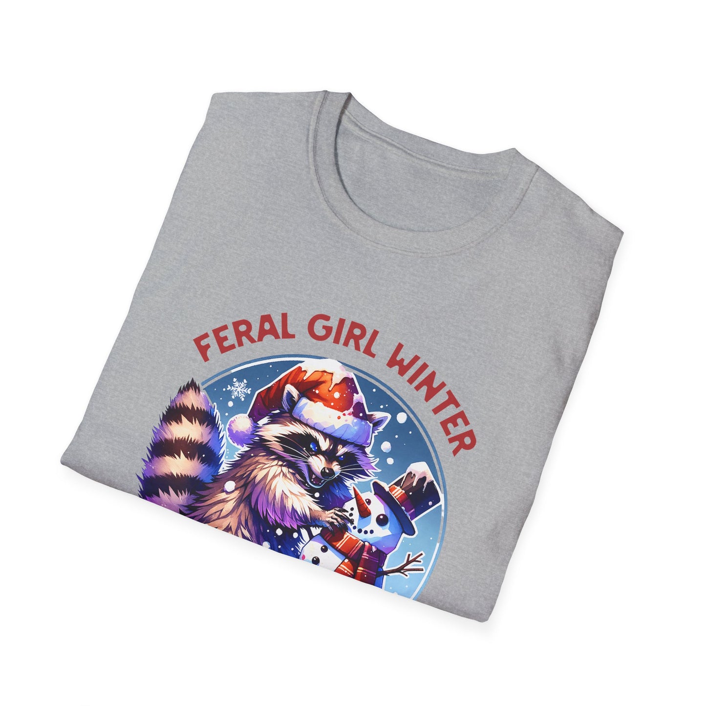 Winter- Feral Girl Winter T-Shirt Printify T-Shirt Rhythm & Drip Apparel