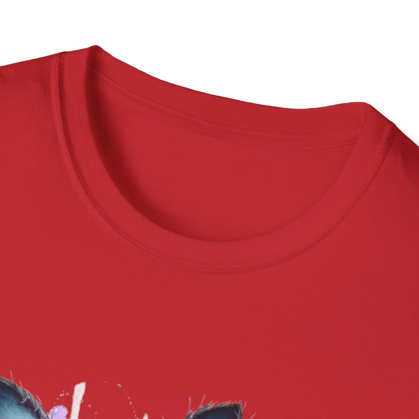 Cute Gothic Bunny Unisex T-Shirt | Softstyle Tee for Halloween & Casual Wear