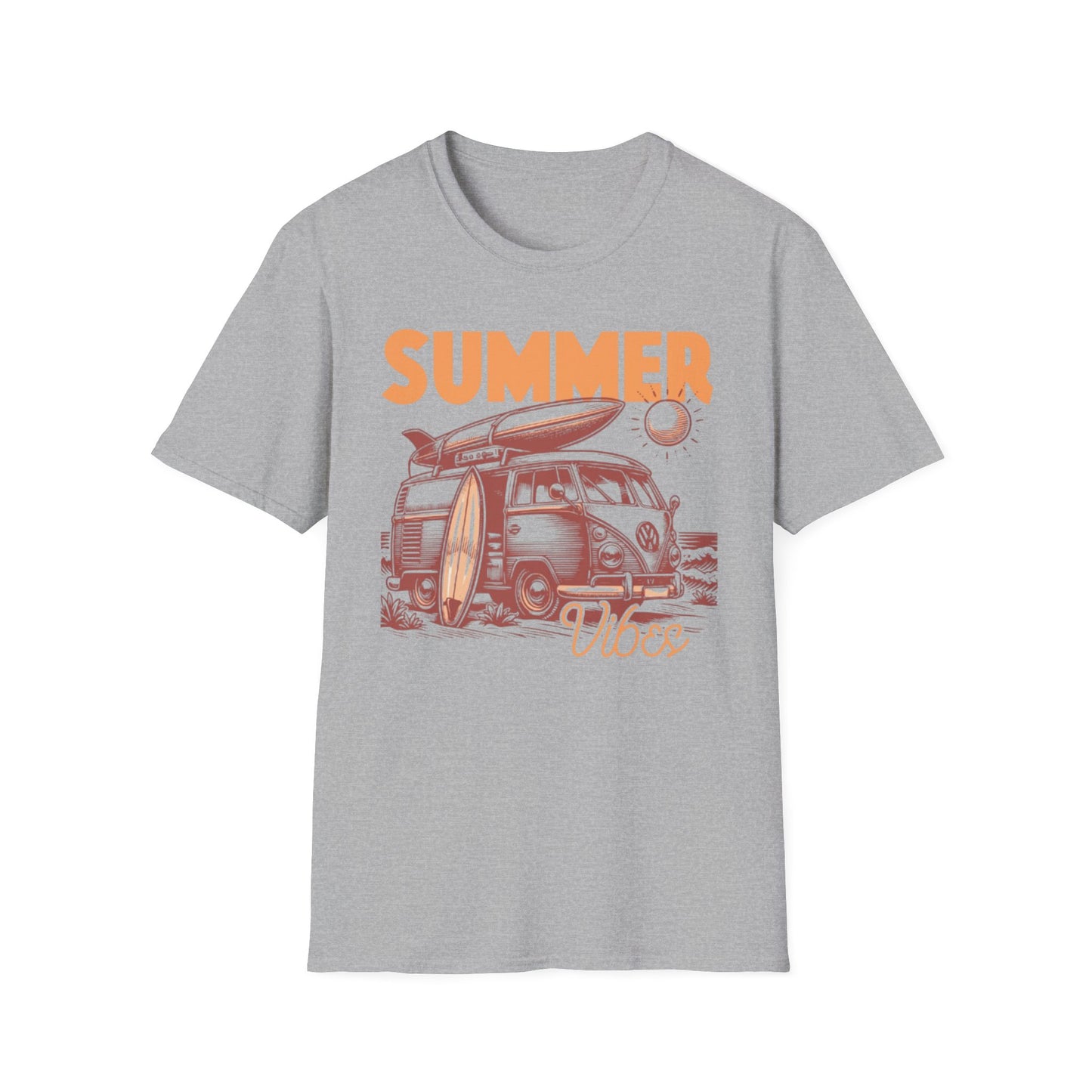 Summer- Summer Vibes T-Shirt Sport Grey Printify T-Shirt Rhythm & Drip Apparel