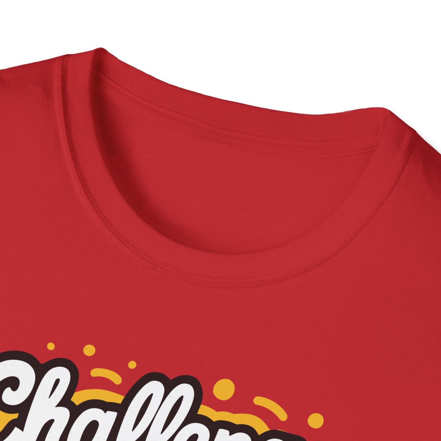 Inspirational Unisex Softstyle T-Shirt - 'Challenge Yourself Every Day, Face Your Fears'
