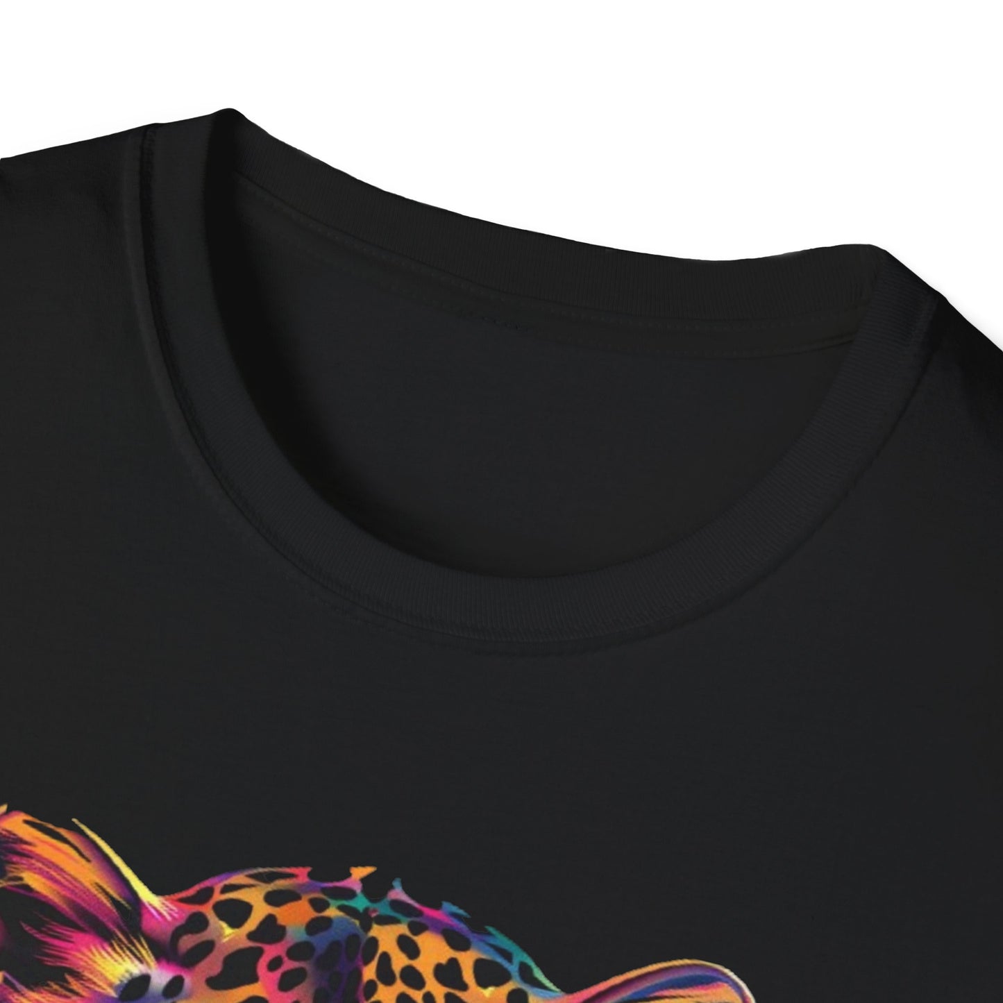Colorful Leopard Graphic T-Shirt Printify T-Shirt Rhythm & Drip Apparel